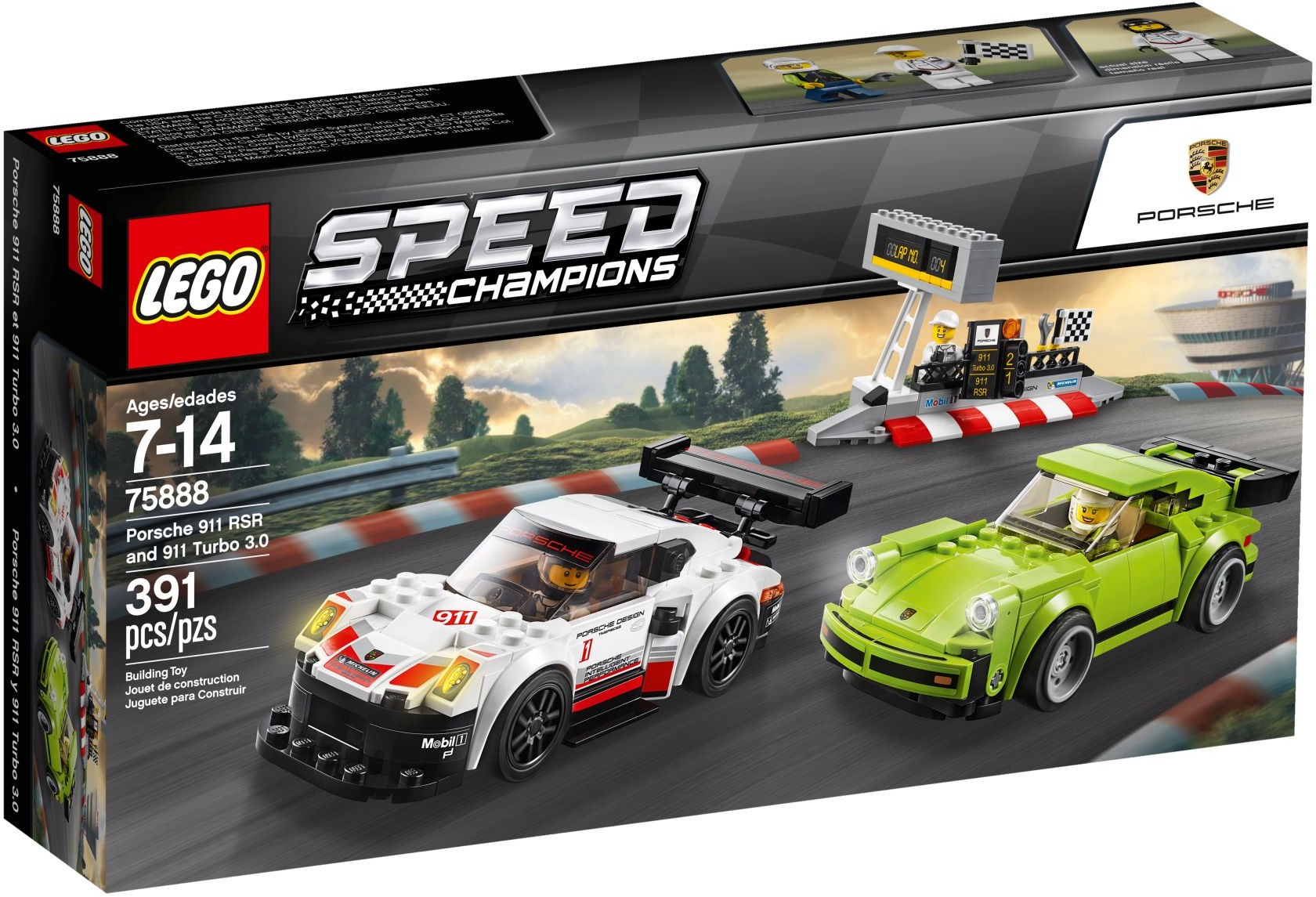 ����������� LEGO 75888 - ���� Porsche 911 RSR � 911 Turbo 3.0