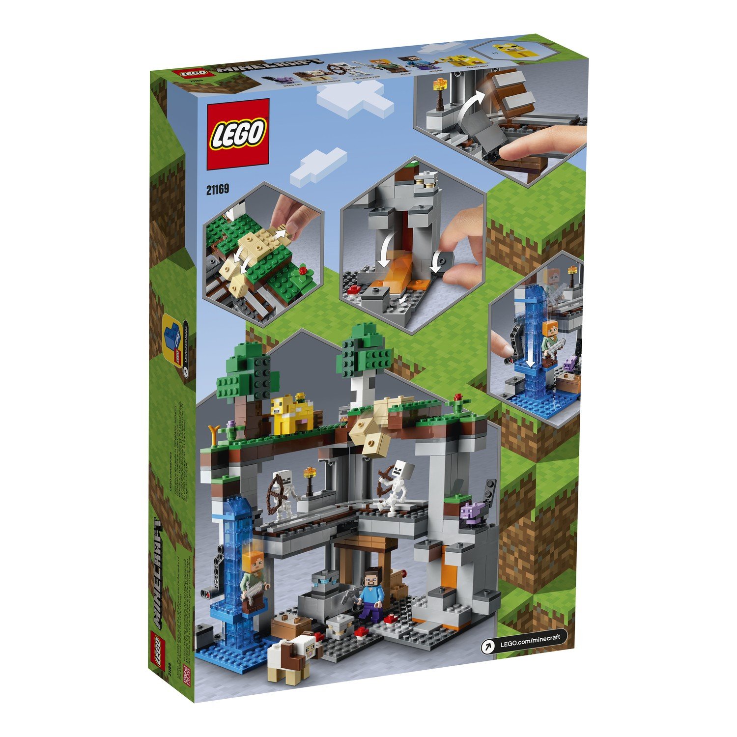 ����������� LEGO Minecraft 21169 ������ �����������, 542 ������