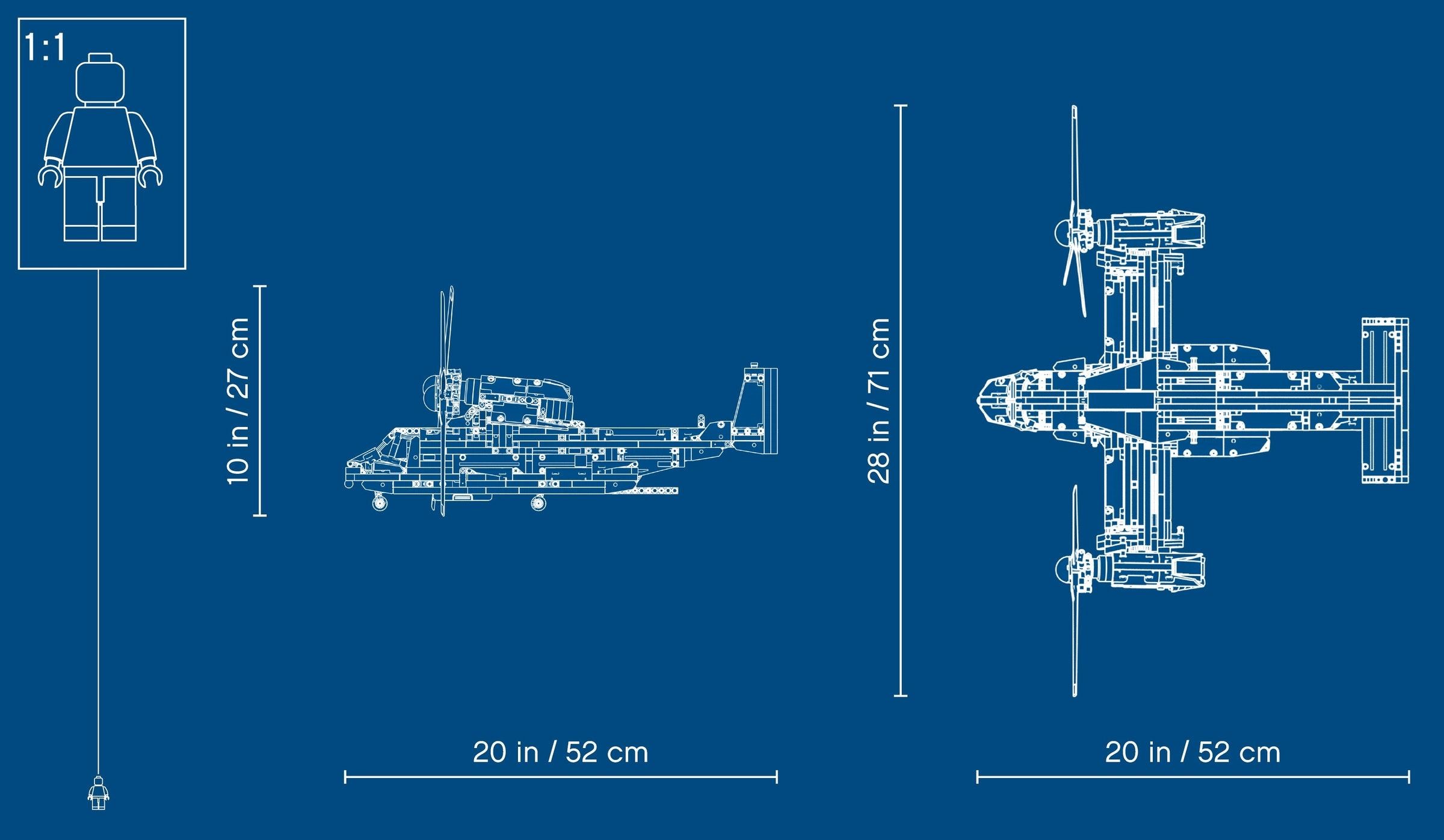 ����������� LEGO 42113 Bell Boeing V-22 Osprey