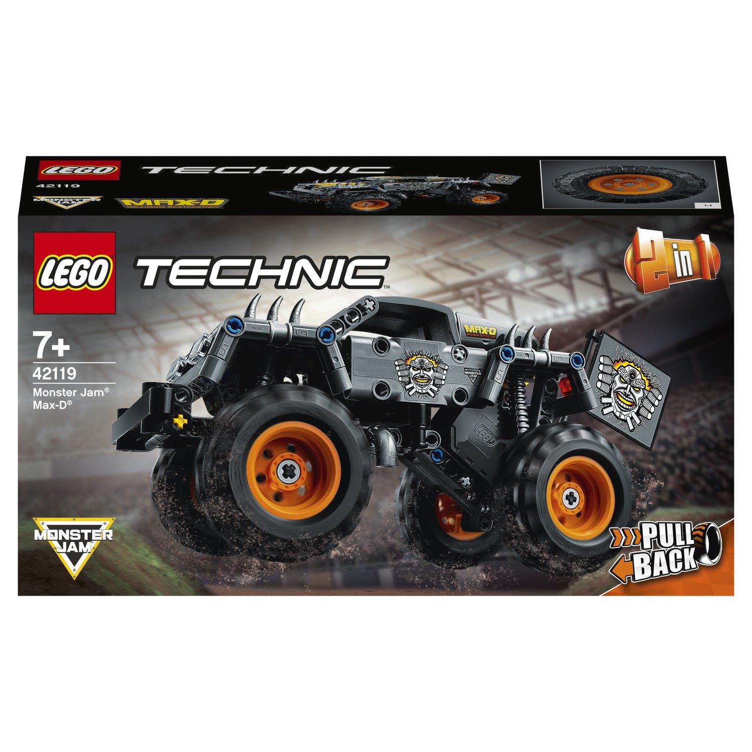 ����������� LEGO 42119 Monster Jam Max-D