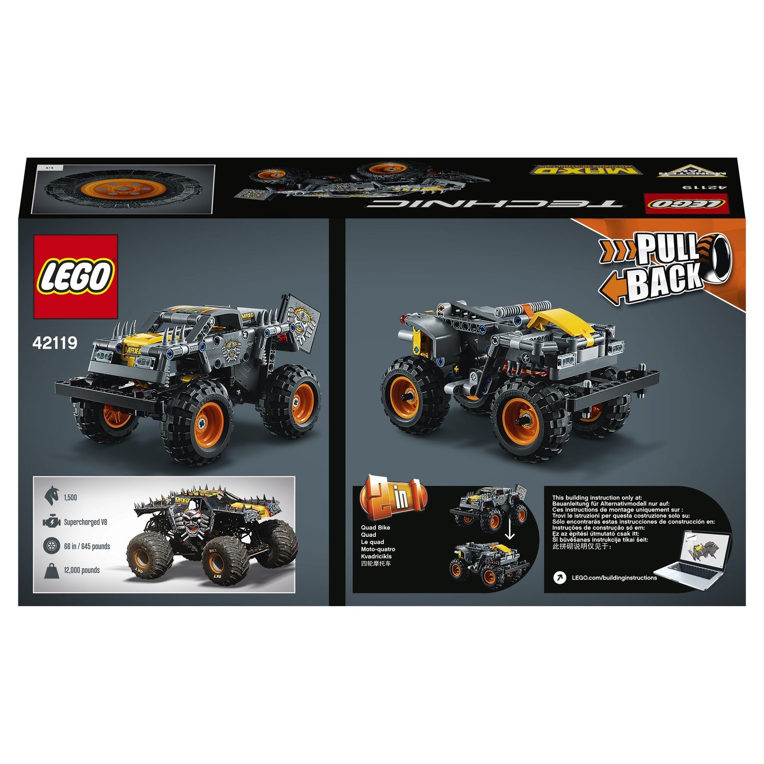 ����������� LEGO 42119 Monster Jam Max-D