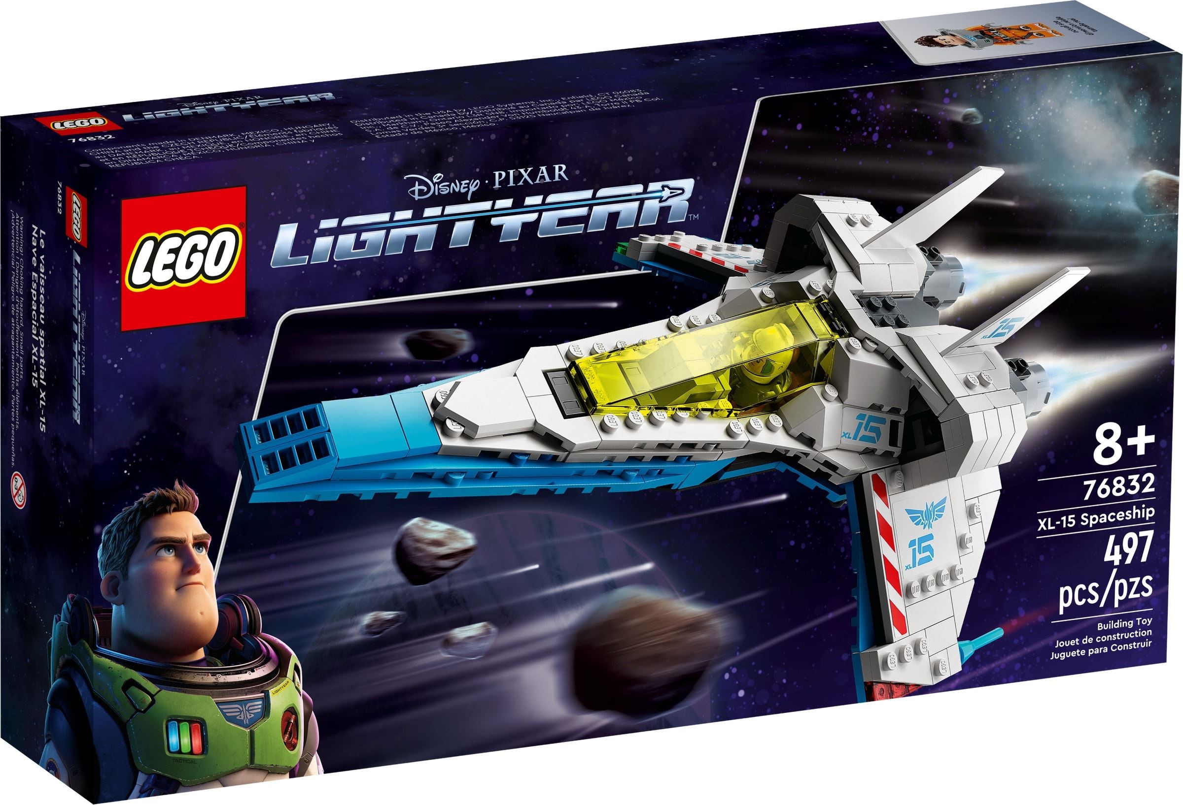 ����������� LEGO Disney Pixar 76832 ������� ���� ������ XL-15 