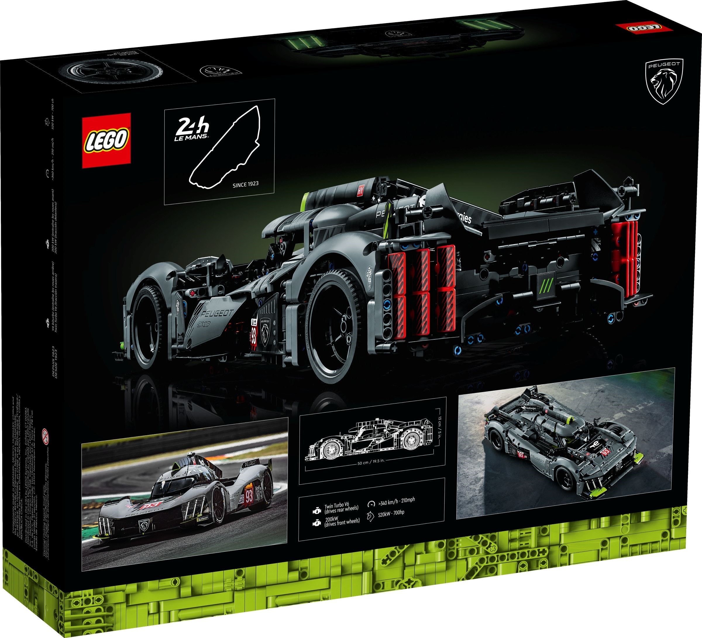 ����������� LEGO 42156 ��������� �������� PEUGEOT 9X8 24 ���� � ��-����