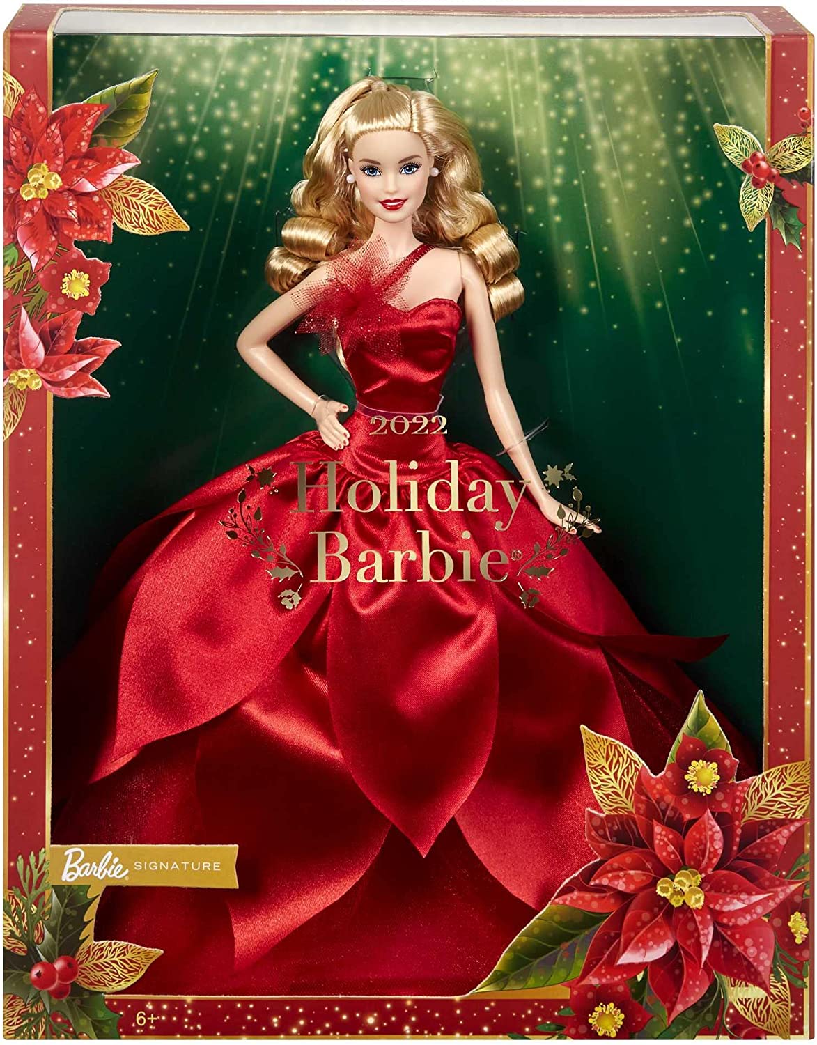 ����� Barbie 2022 Holiday Doll (����� ����������� 2022 ���������) HBY03