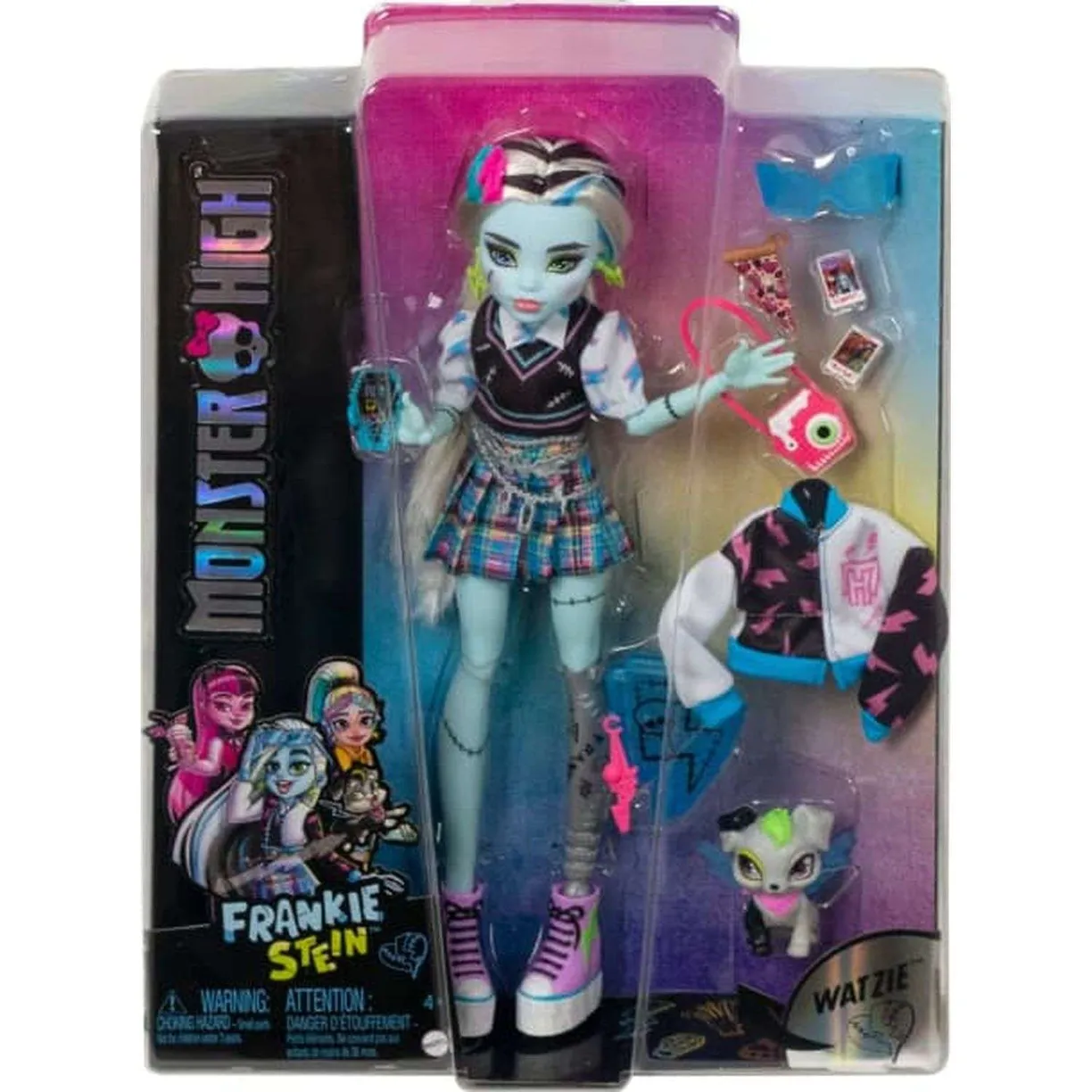 ����� ������ ��� ������ ����� Monster High Frankie Stein Streaked Hair, HHK53