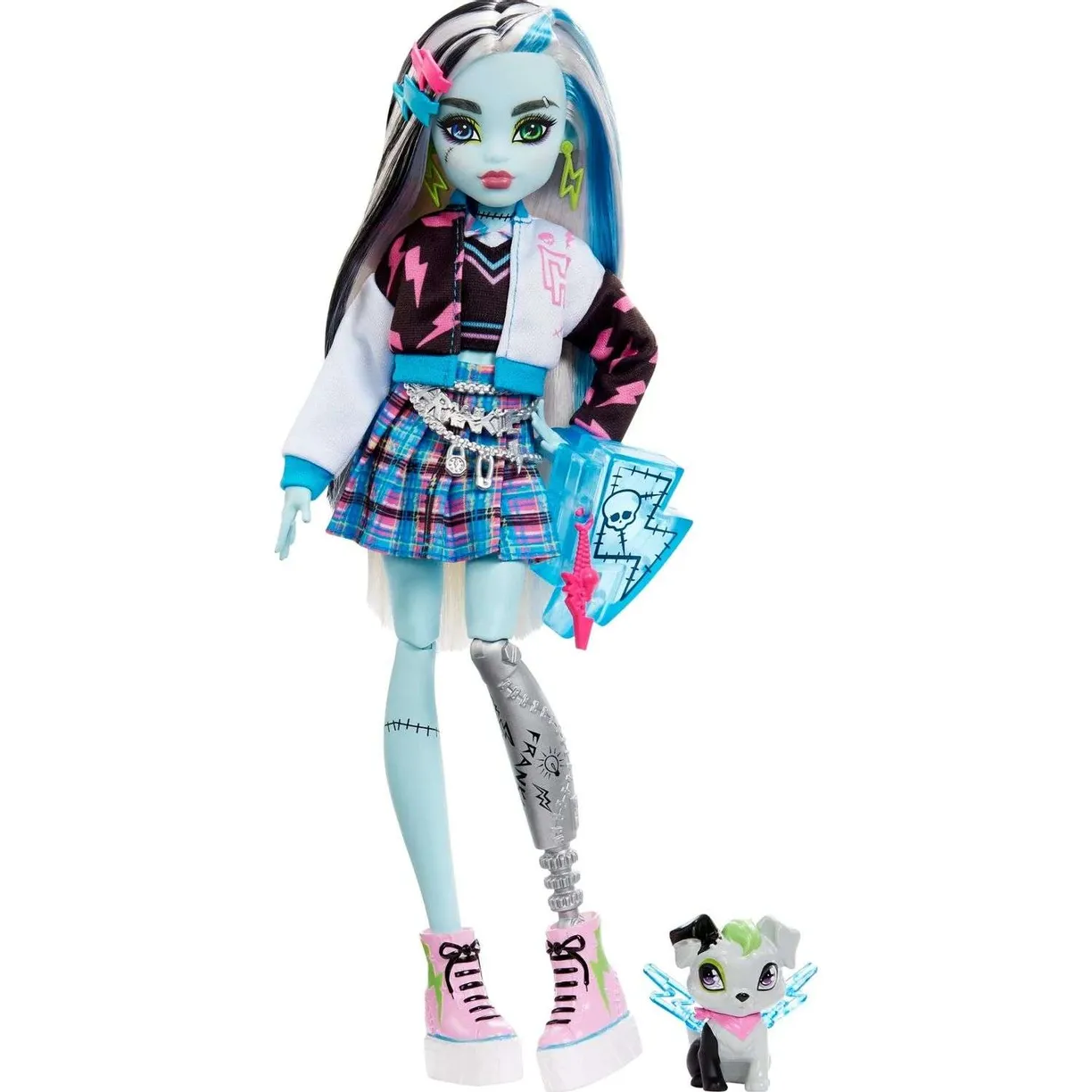 ����� ������ ��� ������ ����� Monster High Frankie Stein Streaked Hair, HHK53
