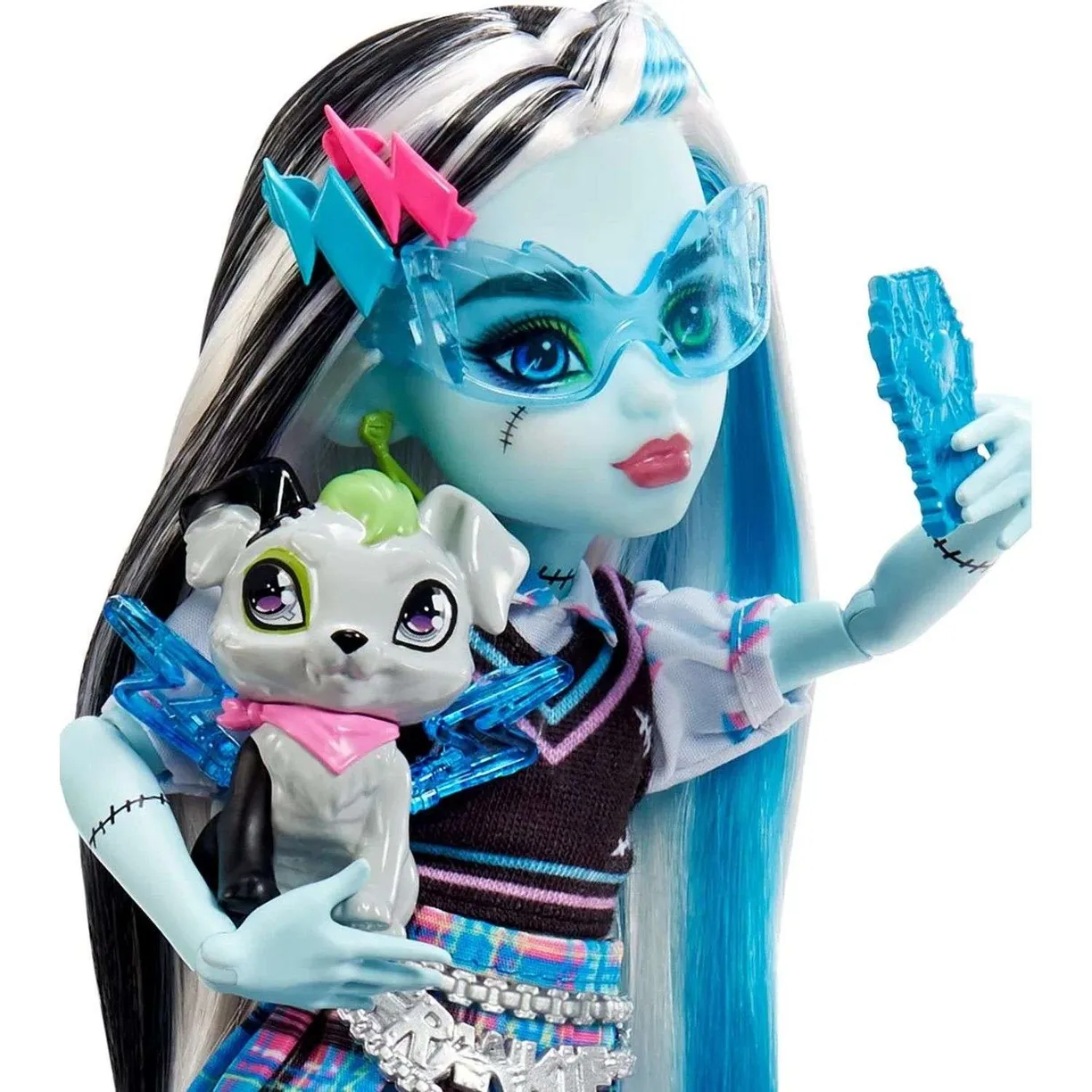 ����� ������ ��� ������ ����� Monster High Frankie Stein Streaked Hair, HHK53