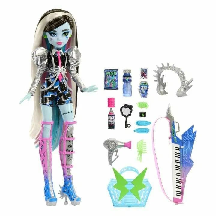 ����� ������ ��� ������ ����� ���-������ Monster High Amped Up Frankie Stein Rockstar HNF84