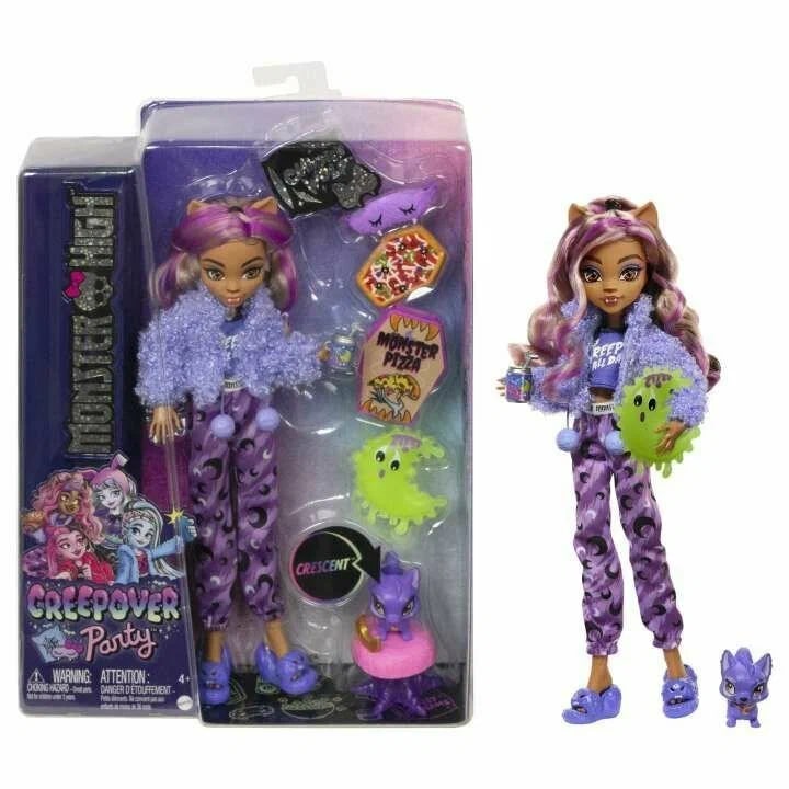 ����� ������ ��� ������ ����� �������� ��������� Monster High Clawdeen Wolf Creepover Party HKY67