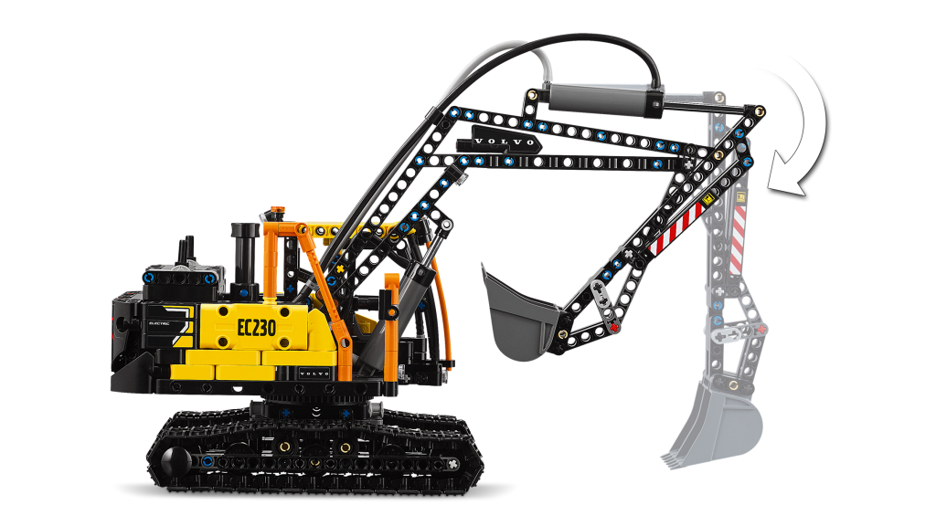 ����������� LEGO 42175 �������� Volvo FMX � ������������� ���������� EC230