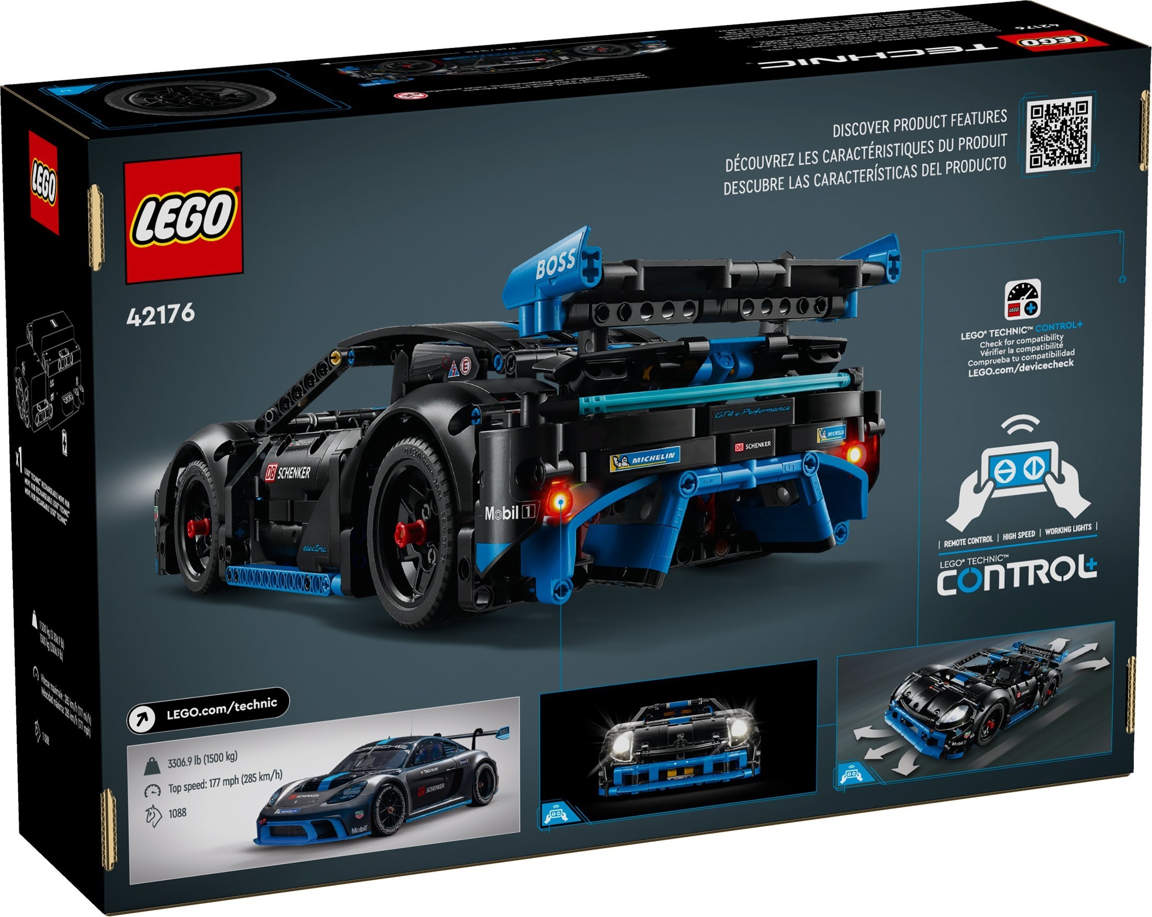 ����������� LEGO 42176 �������� ���������� Porsche GT4 e-Performance