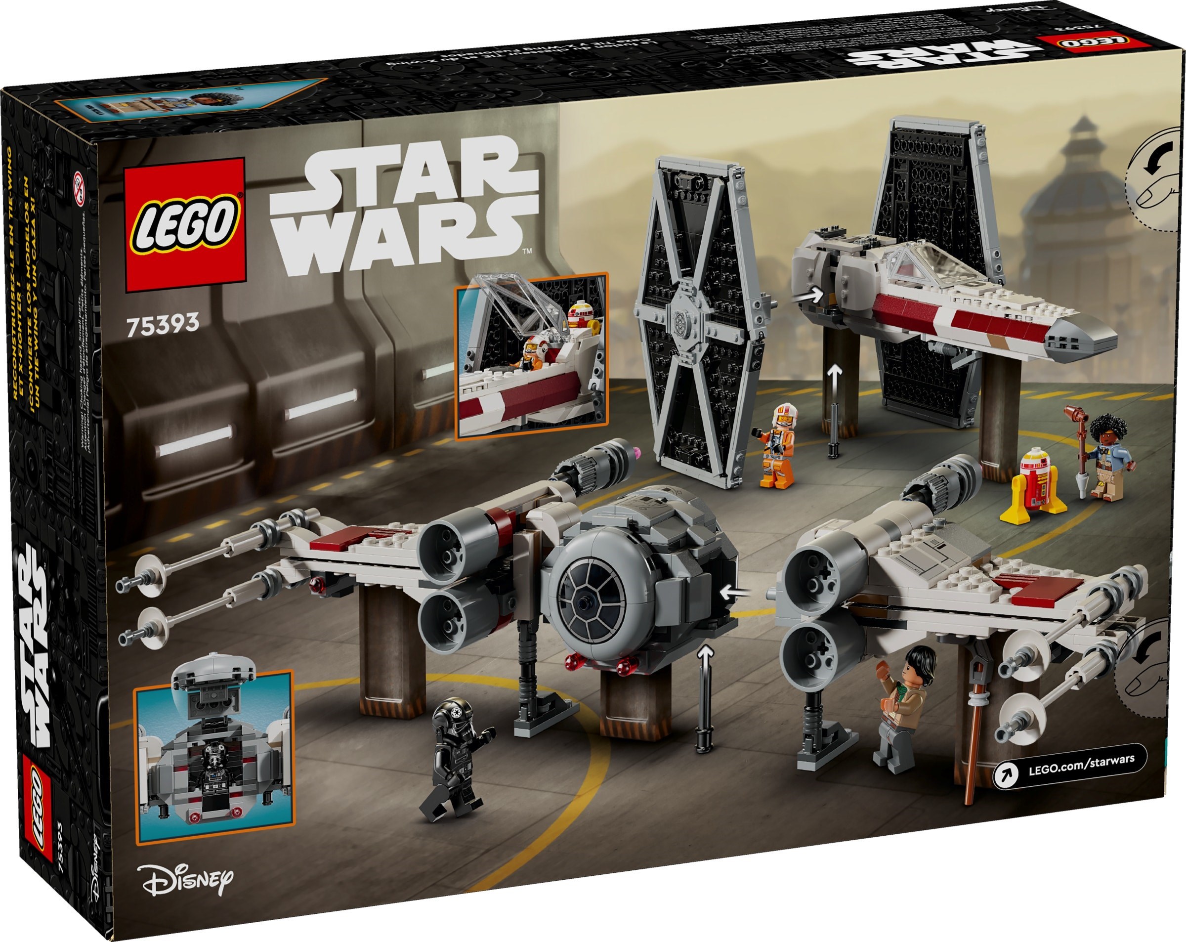����������� LEGO 75393 TIE-����������� � ������ X-Wing