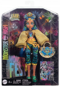 Кукла Монстр Хай Клео Де Нил Monster High Фестиваль монстров, Monster Fest Cleo De Nile HXH81