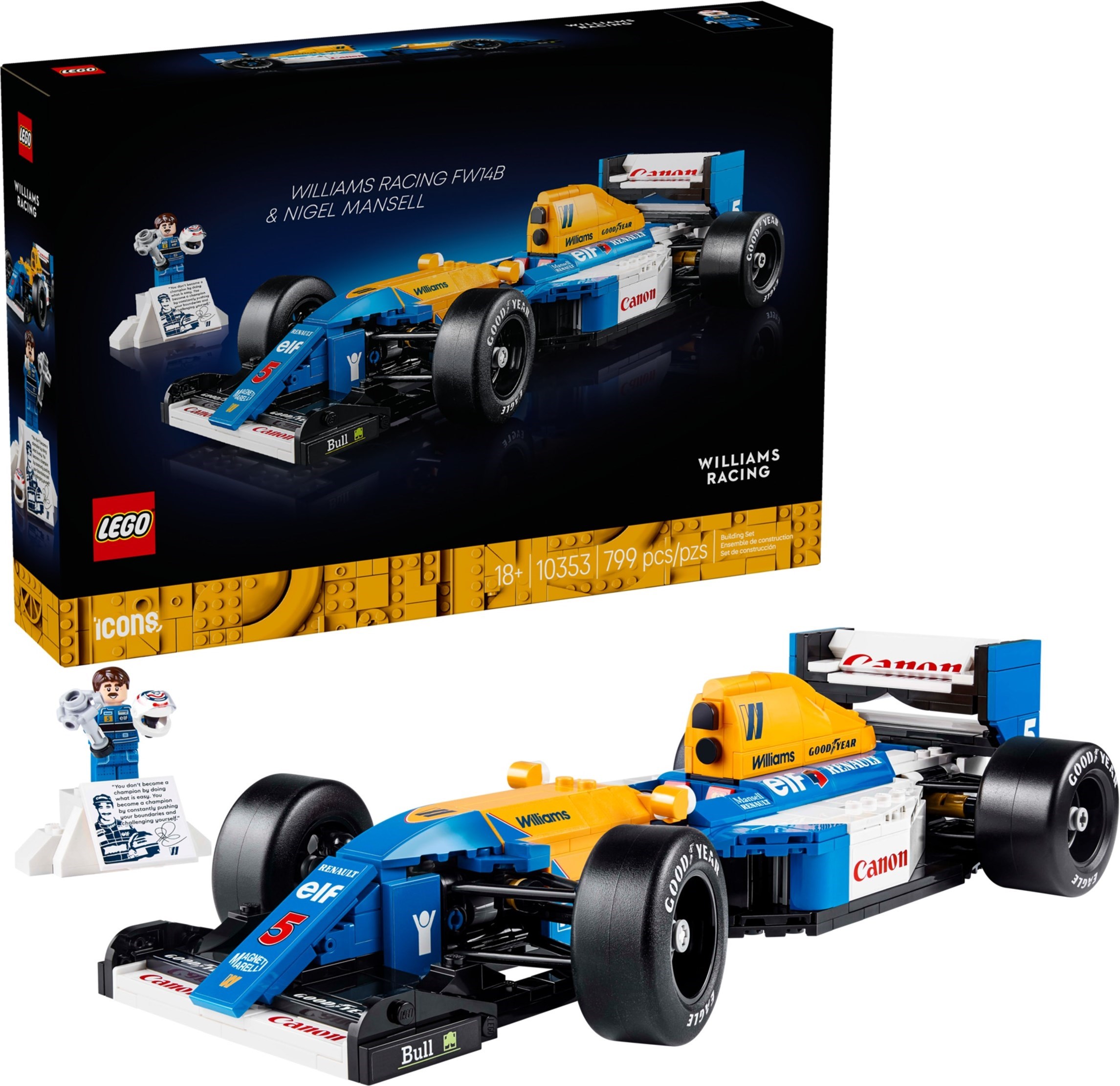����������� LEGO 10353 Williams Racing FW14B � ������� �������