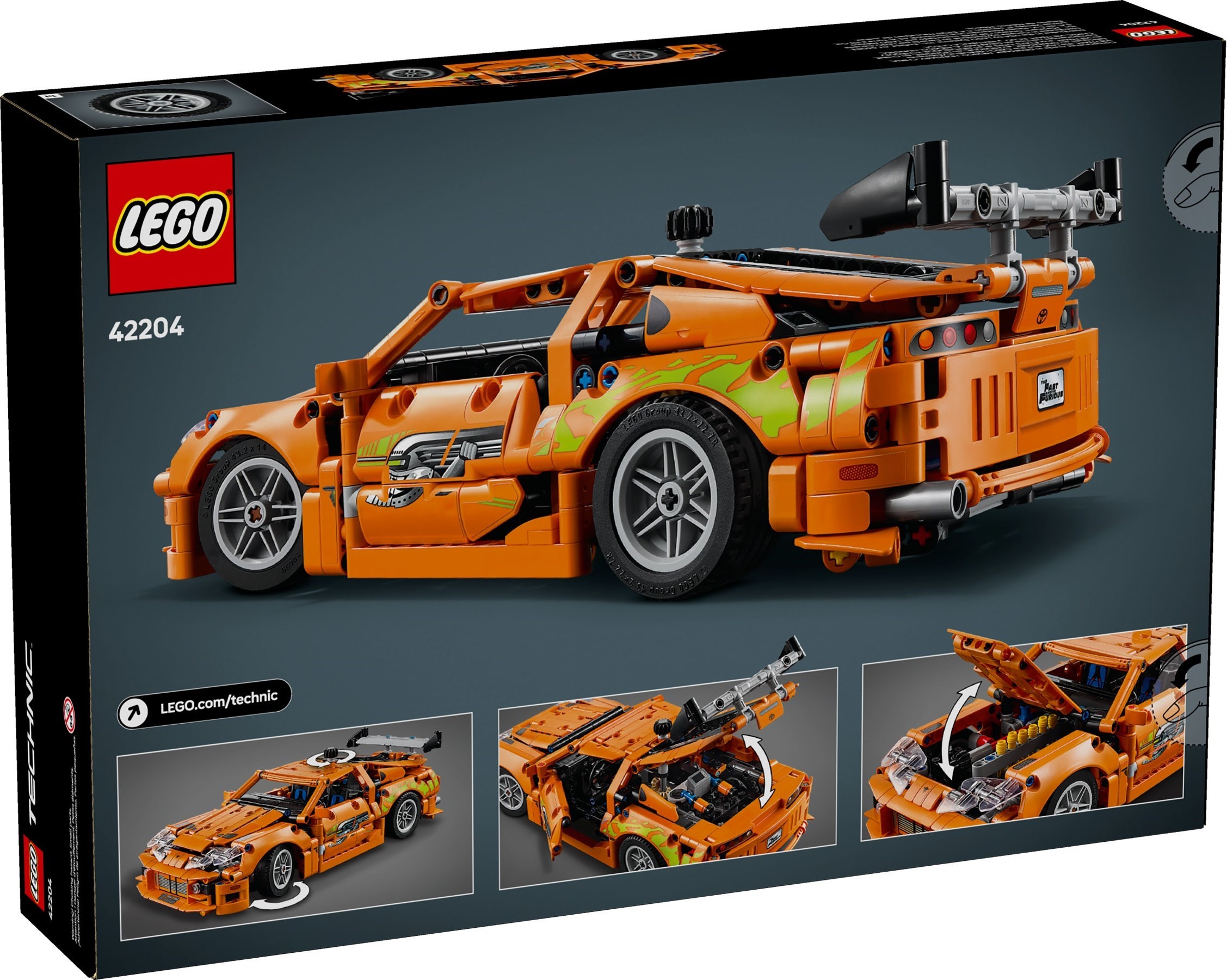 ����������� LEGO 42204 ������ Toyota Supra MK42