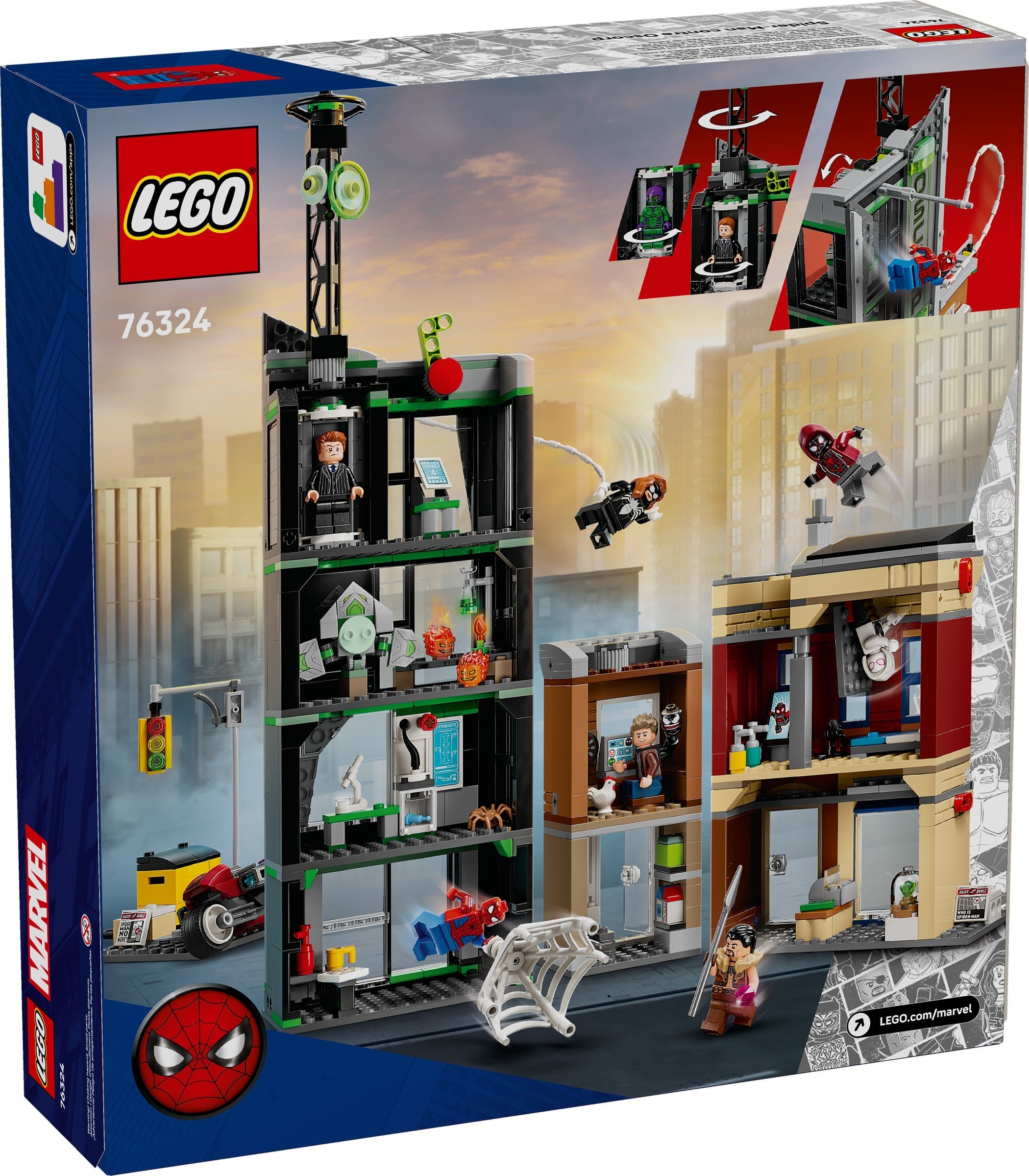 ����������� LEGO 76324 - ���� �������-���� ������ Oscorp 