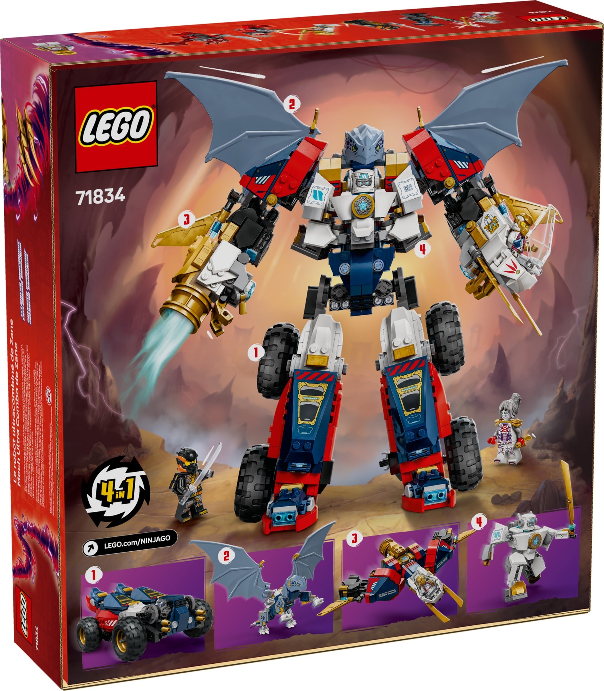 ����������� LEGO 71834 - ���� ������ �����-����� ����� 4 � 1