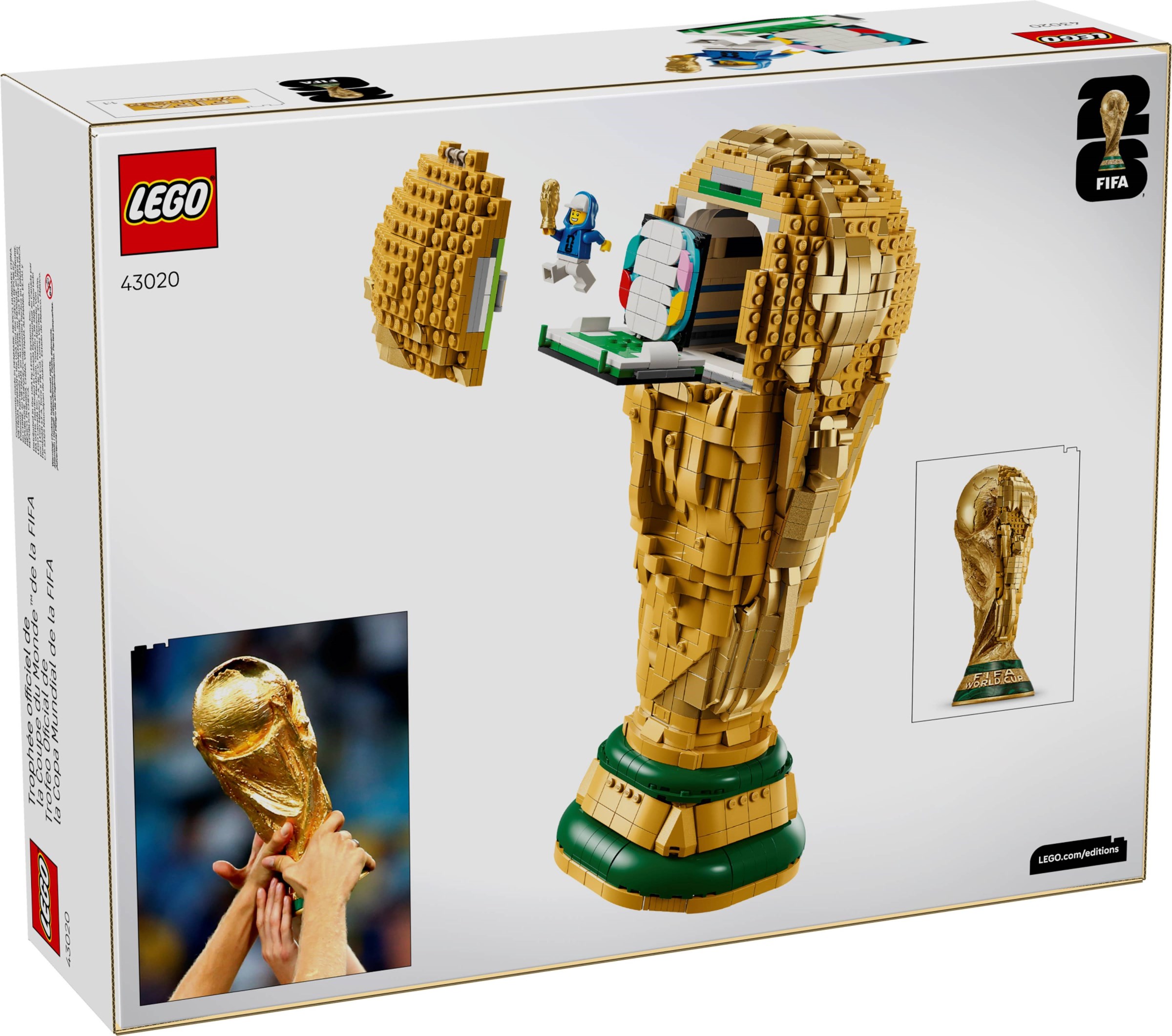 ����������� LEGO 43020 - ���� ����� ���� FIFA, 2842 �������