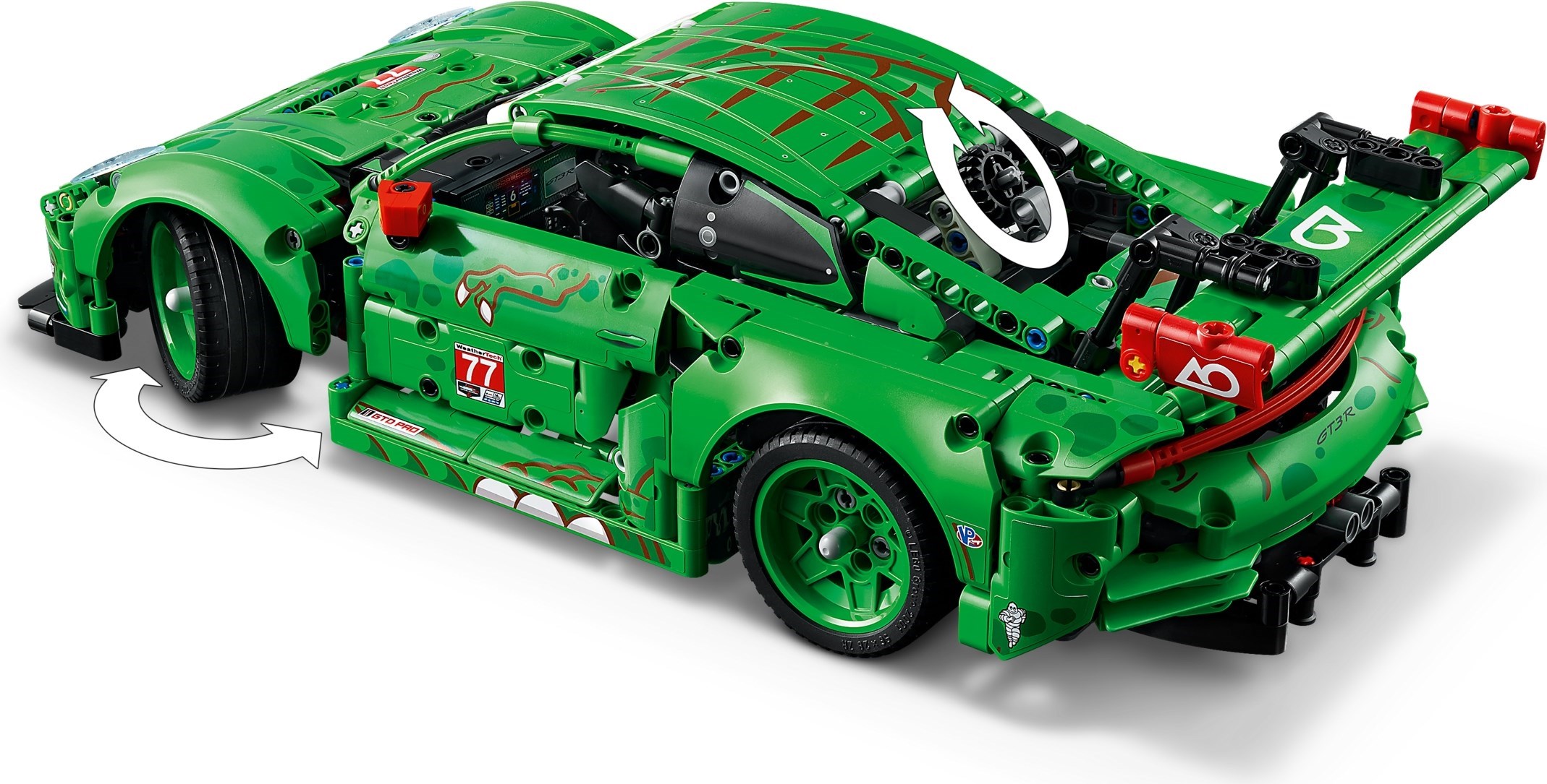 ����������� LEGO 42224 - ���� �������� ���������� Porsche 911 GT3 R REXY AO Racing