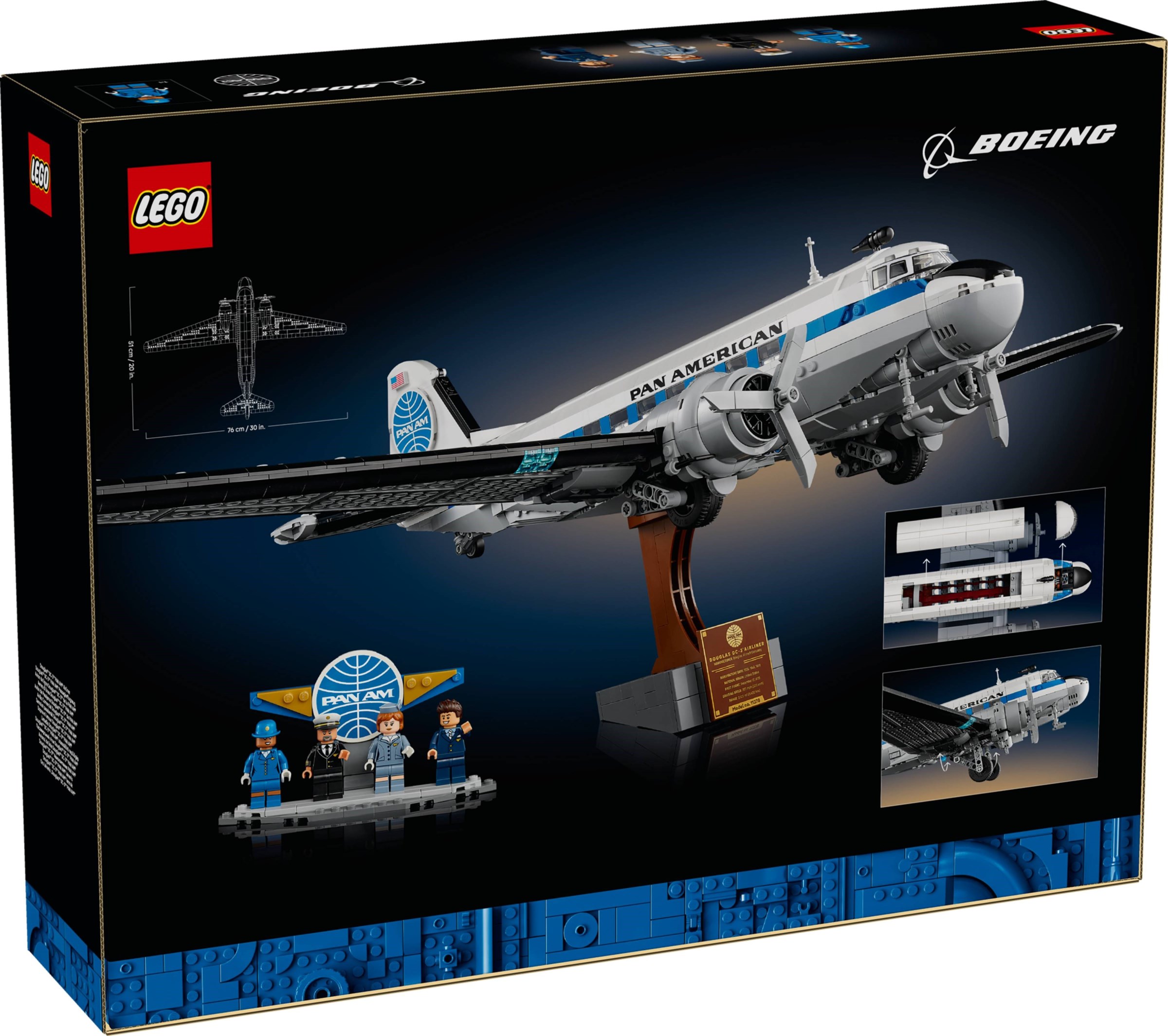 ����������� LEGO 11378 - ���� ������������ ������ Douglas DC-3 PAN AM, 1903 ������