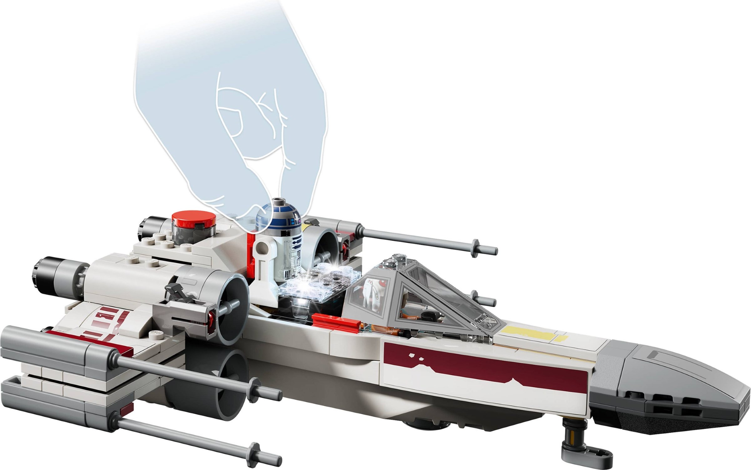 ����������� LEGO 75423 SMART Play - ���� ����������� Red Five X-Wing ���� ����������