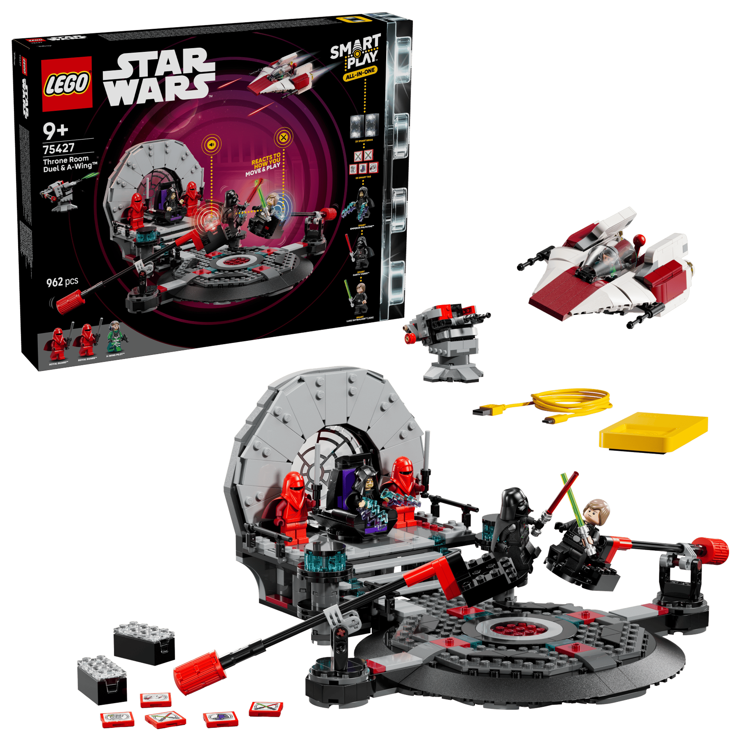 ����������� LEGO 75427 SMART Play - ���� �������� � ������� ���� � A-Wing, 962 ������