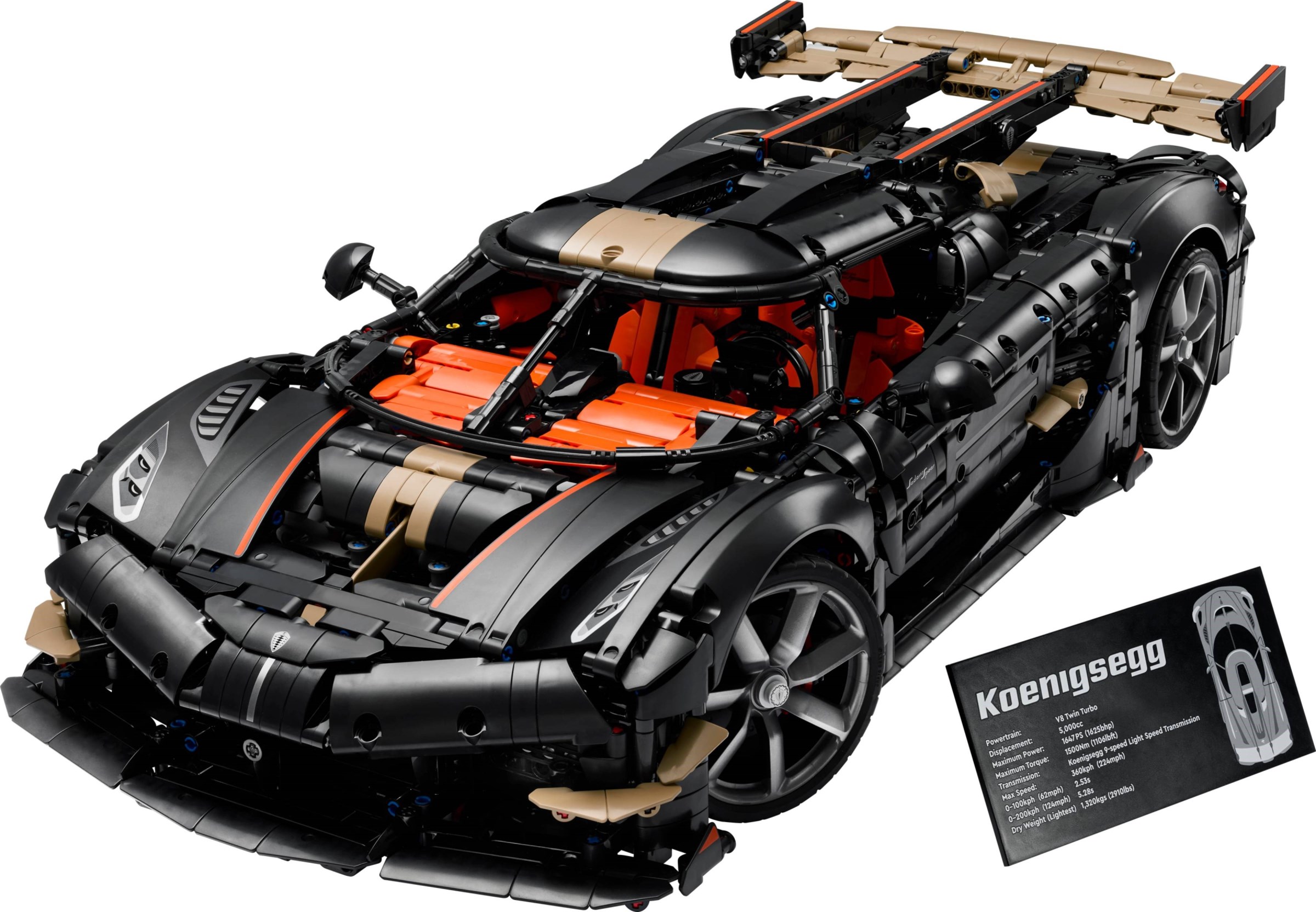 ����������� LEGO 42232 - ���� Koenigsegg ����� �������, 4104 ������