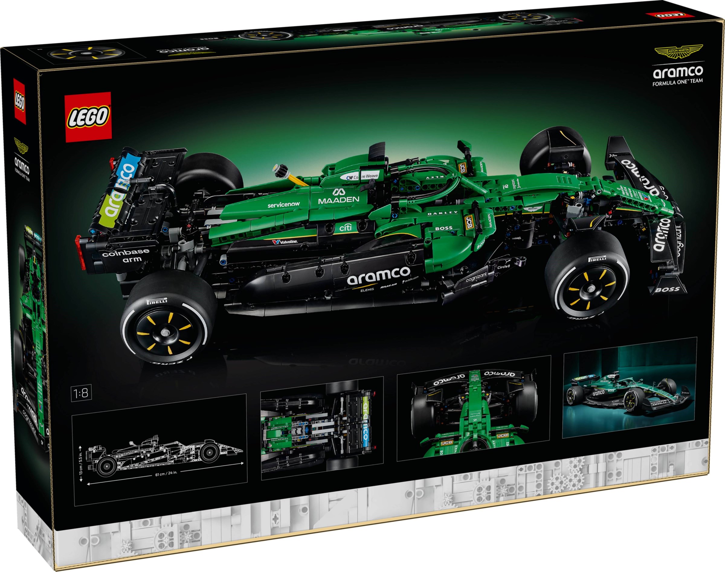 ����������� LEGO 42240 - ���� Aston Martin Saudi Aramco F1 AMR25