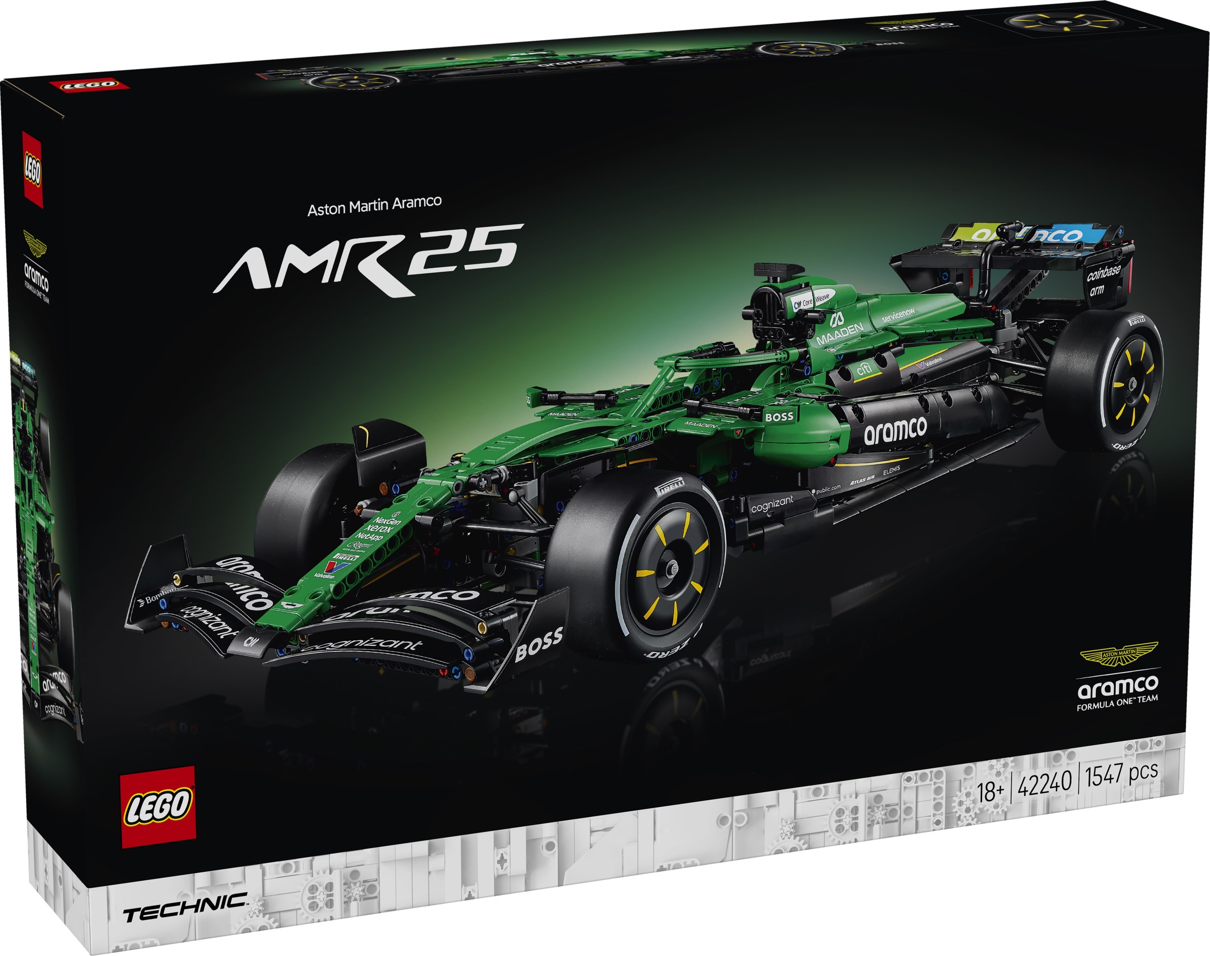 ����������� LEGO 42240 - ���� Aston Martin Saudi Aramco F1 AMR25