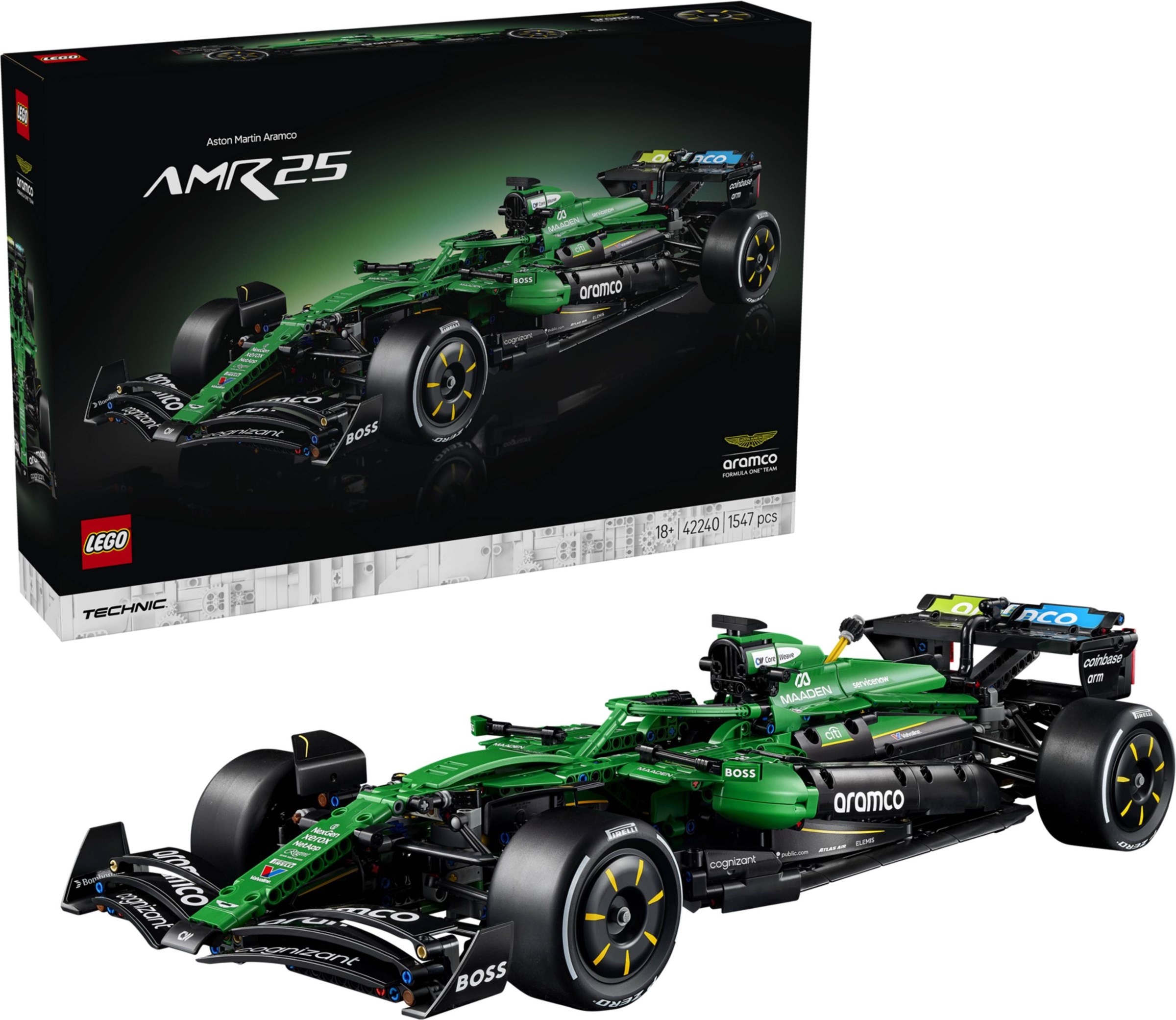 ����������� LEGO 42240 - ���� Aston Martin Saudi Aramco F1 AMR25