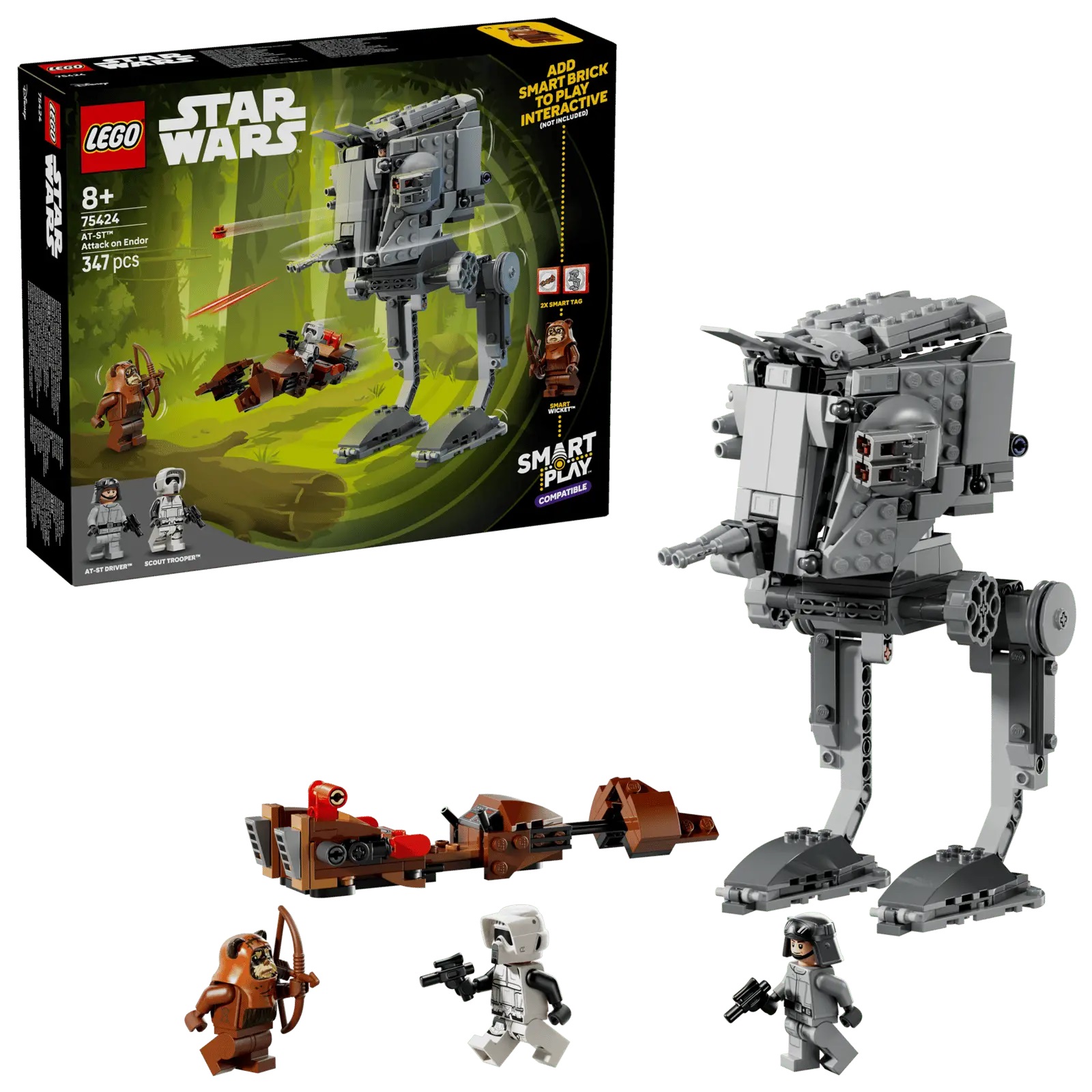 ����������� LEGO 75424 SMART Play - ���� ����� �������� AT-ST �� ������