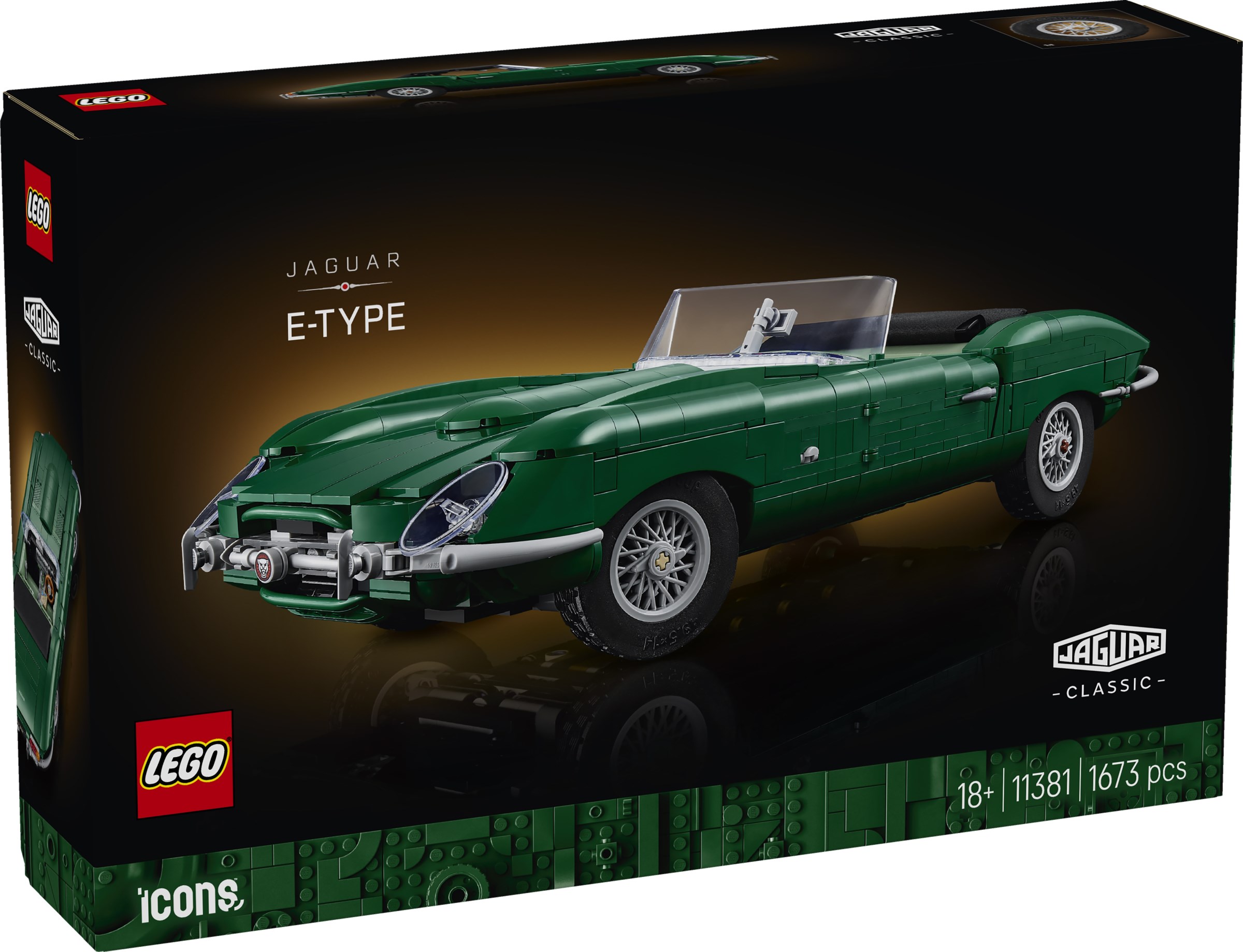 ����������� LEGO 11381 - ���� ��������� Jaguar E-Type, 1673 ������