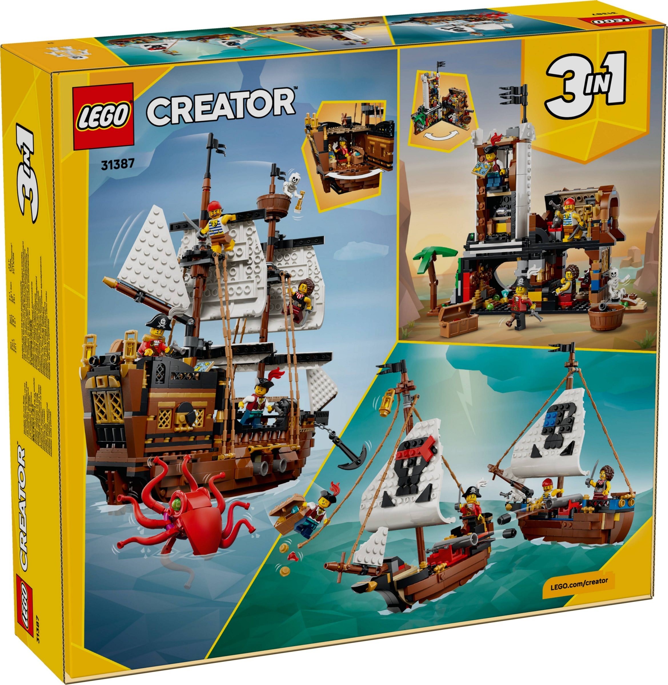 ����������� LEGO 31387 - ���� ����������� ��������� �������, 1074 ������