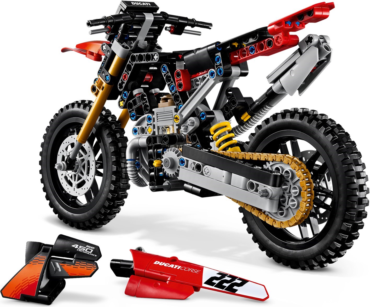 ����������� LEGO 42238 - ���� �������� Ducati Desmo450 MX Factory, 457 �������