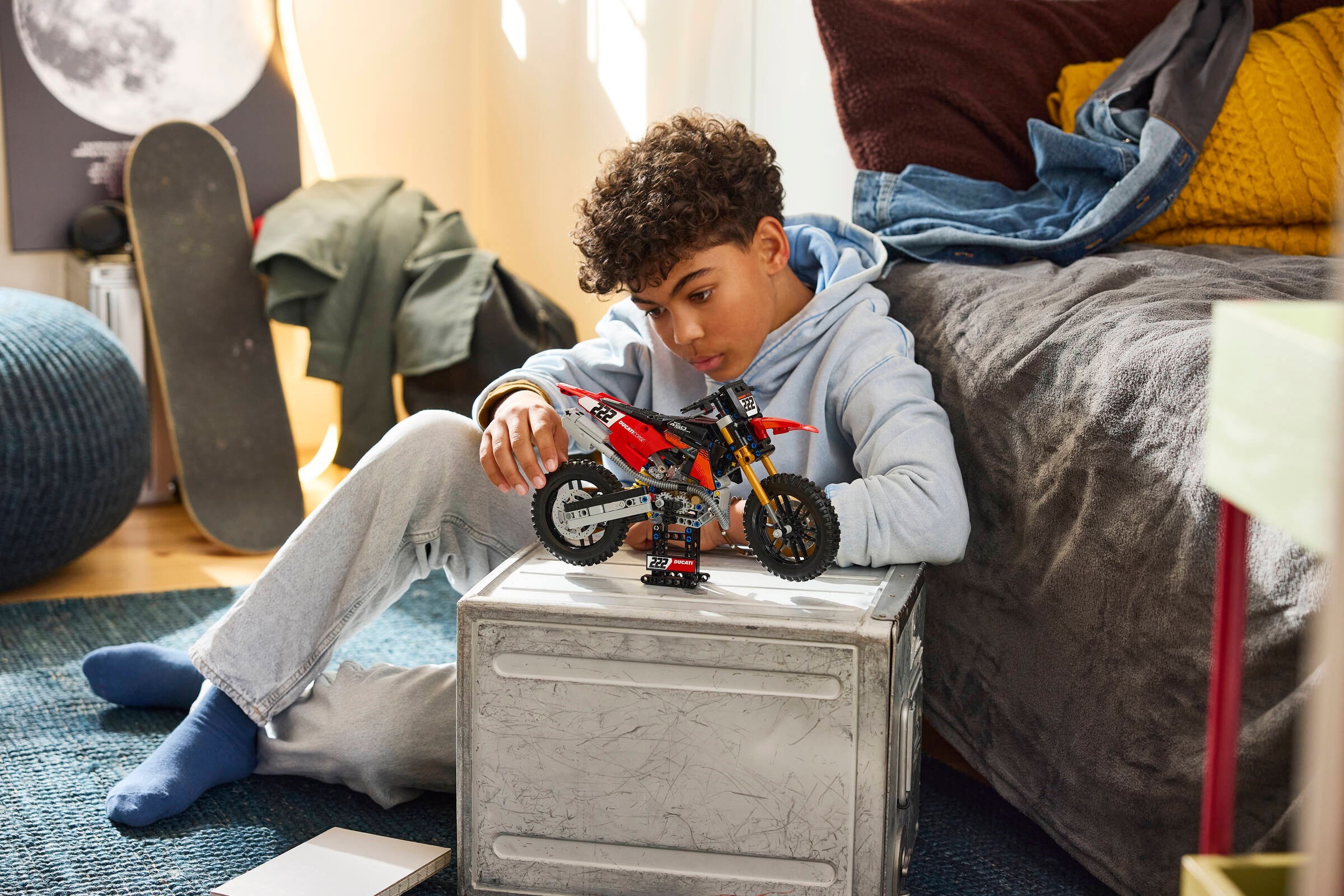����������� LEGO 42238 - ���� �������� Ducati Desmo450 MX Factory, 457 �������