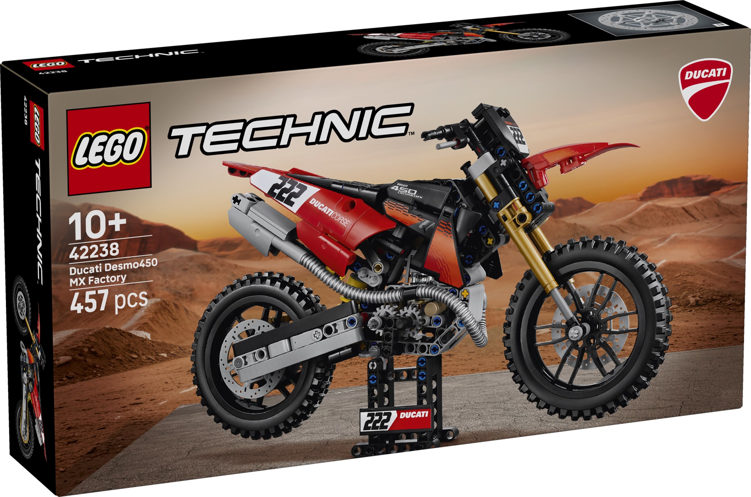 ����������� LEGO 42238 - ���� �������� Ducati Desmo450 MX Factory, 457 �������