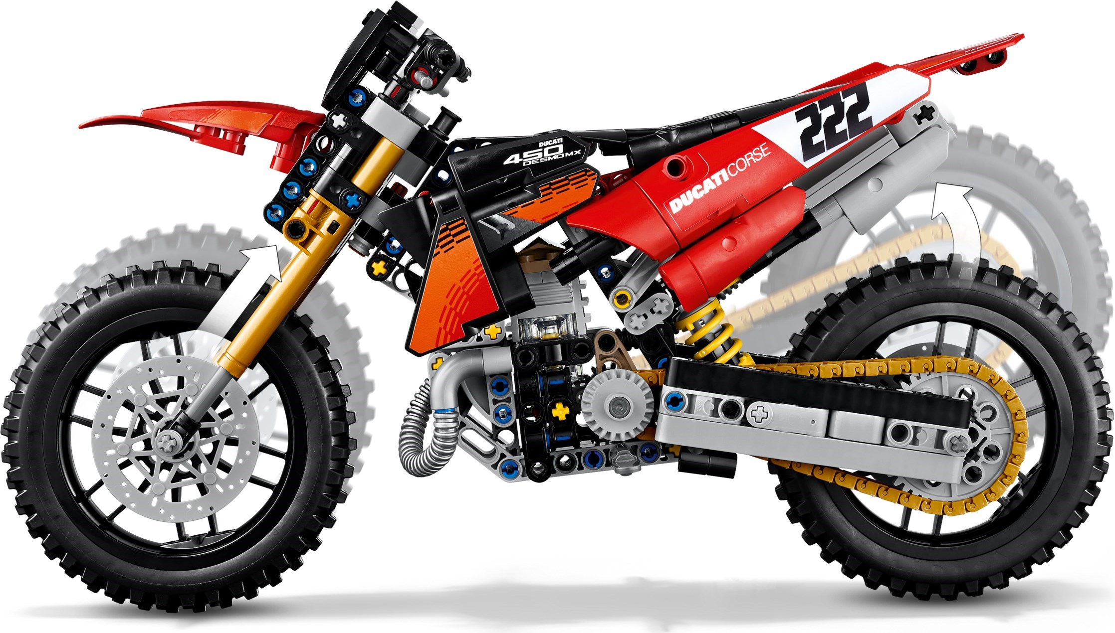 ����������� LEGO 42238 - ���� �������� Ducati Desmo450 MX Factory, 457 �������