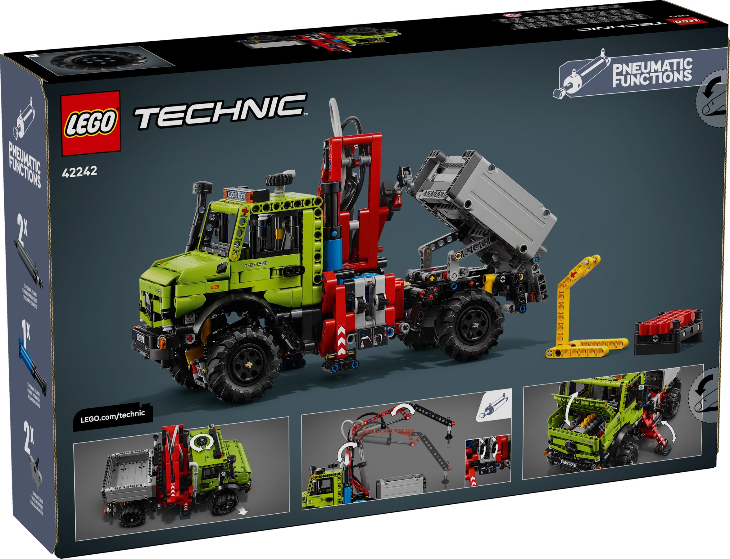 ����������� LEGO 42242 - ���� Mercedes-Benz Unimog U 5023 � ������, 1189 �������