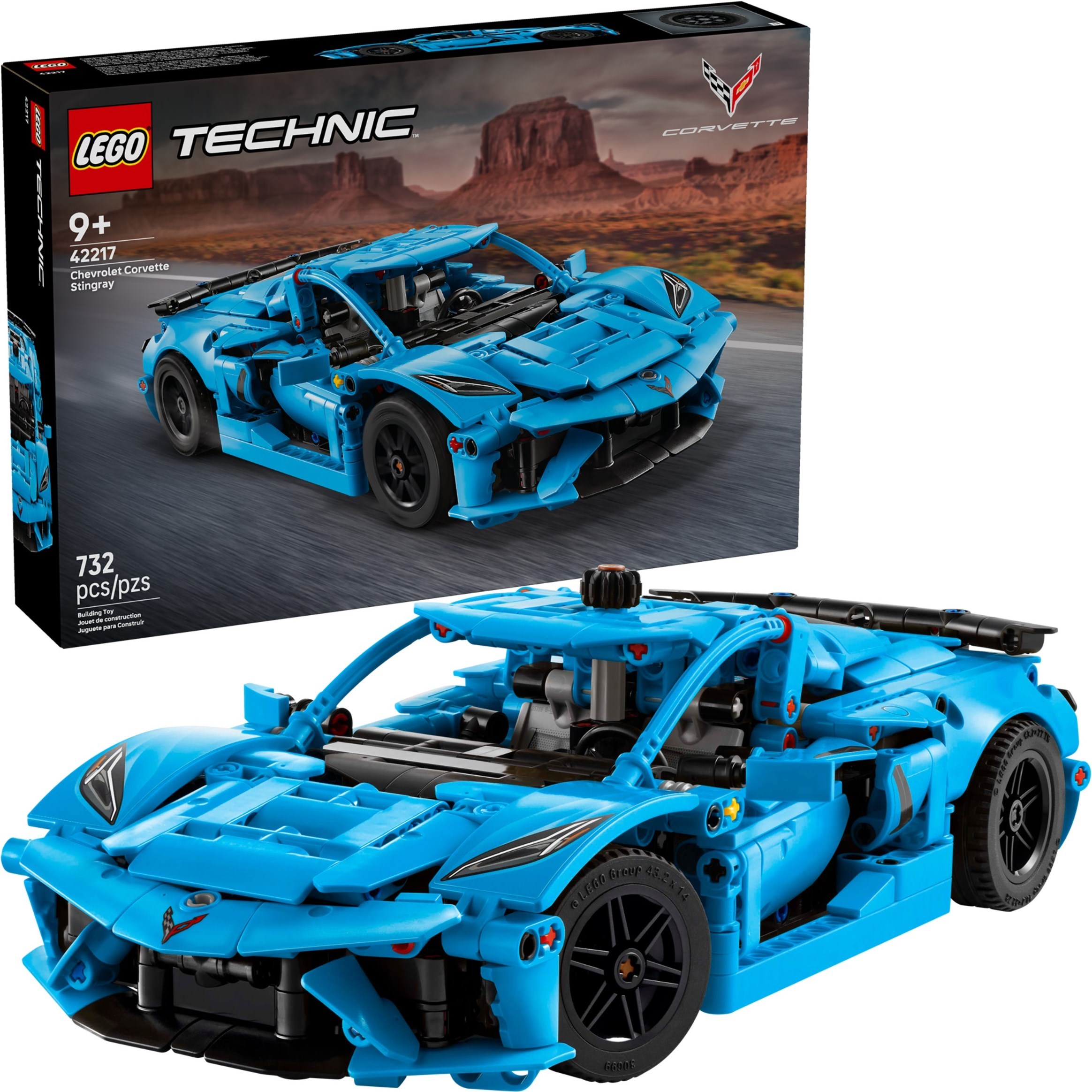 ����������� LEGO 42217 - ���� Chevrolet Corvette Stingray Blue, 732 ������
