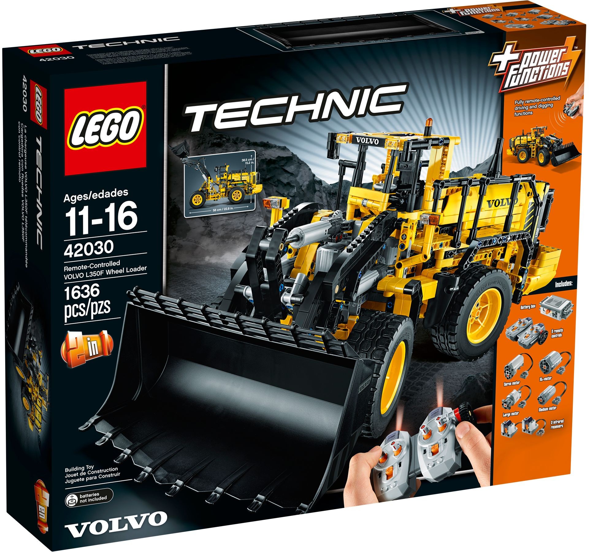 ����������� LEGO 42030 - ���� ������������� VOLVO L350F � ������������� �����������
