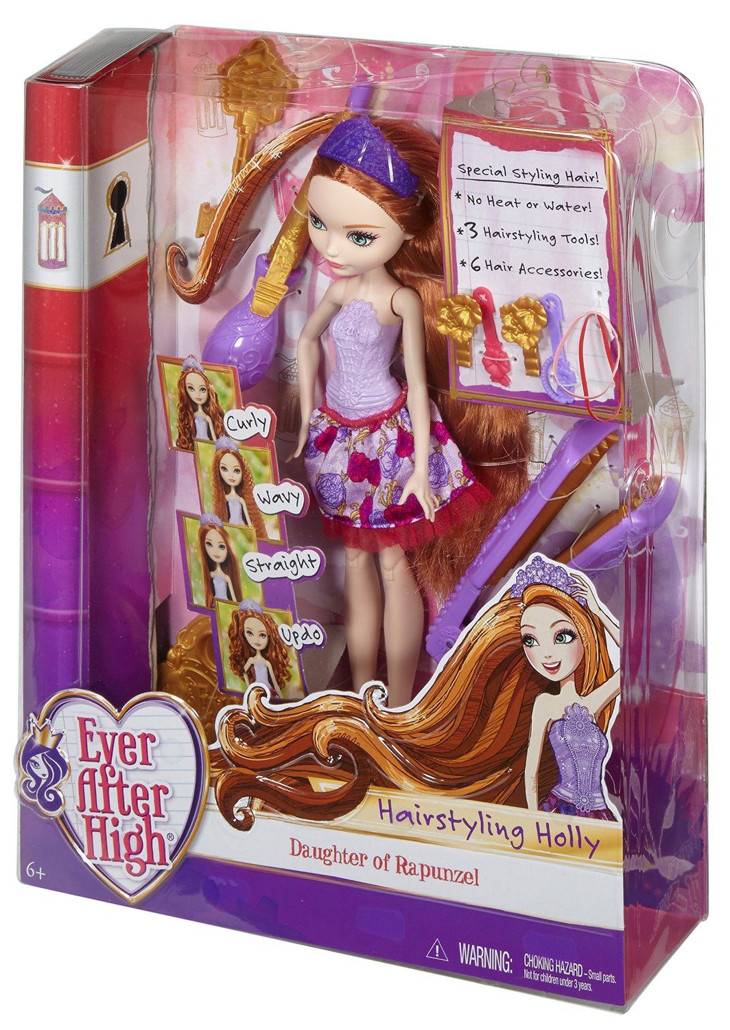 ����� ���� ����� ��� �����  �`���� �������� �������� (Ever Afet High Hairstyling Holly) DNB75 Mattel