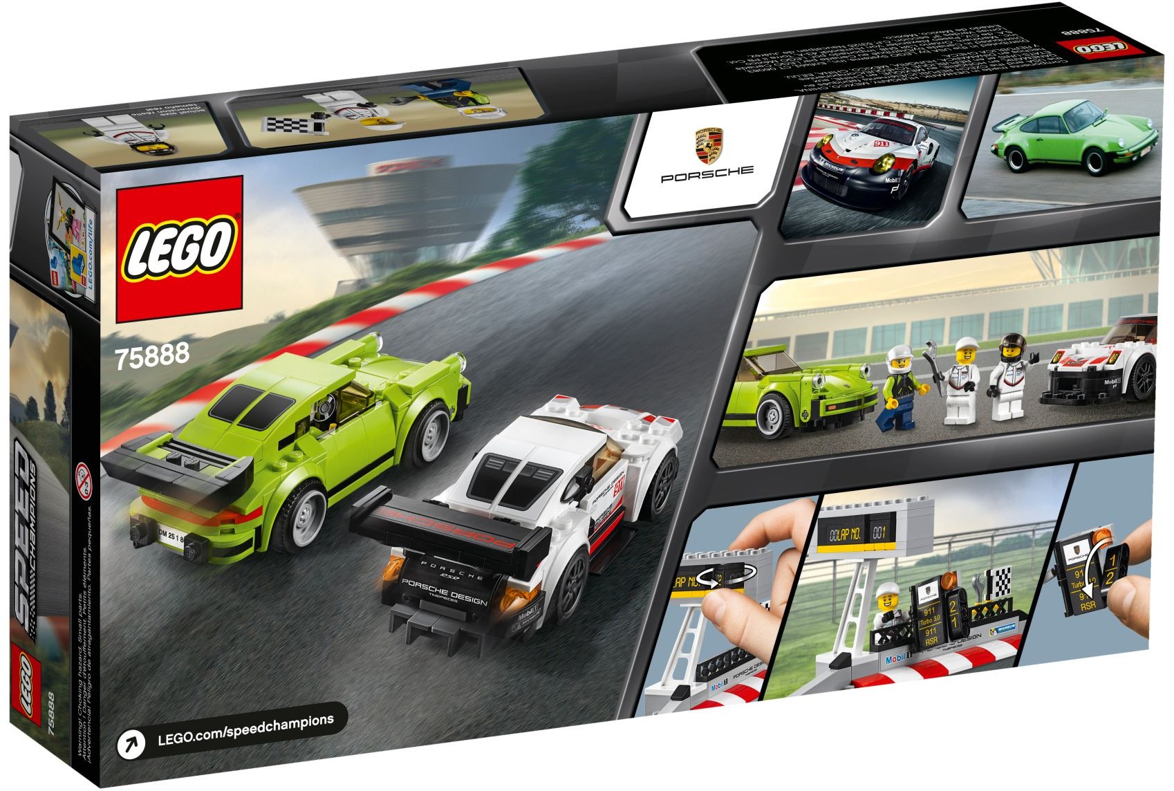 ����������� LEGO 75888 - ���� Porsche 911 RSR � 911 Turbo 3.0