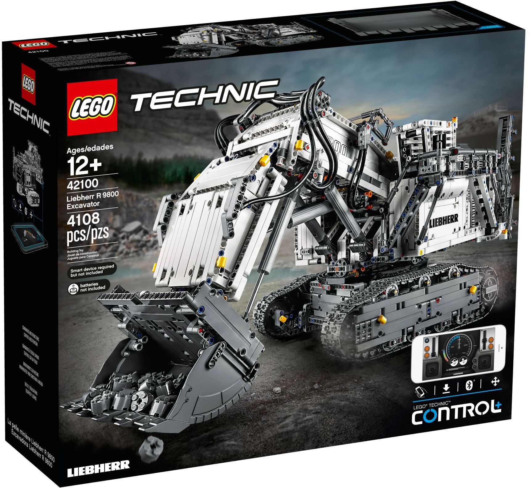 ����������� LEGO 42100 ���������� Liebherr R 9800