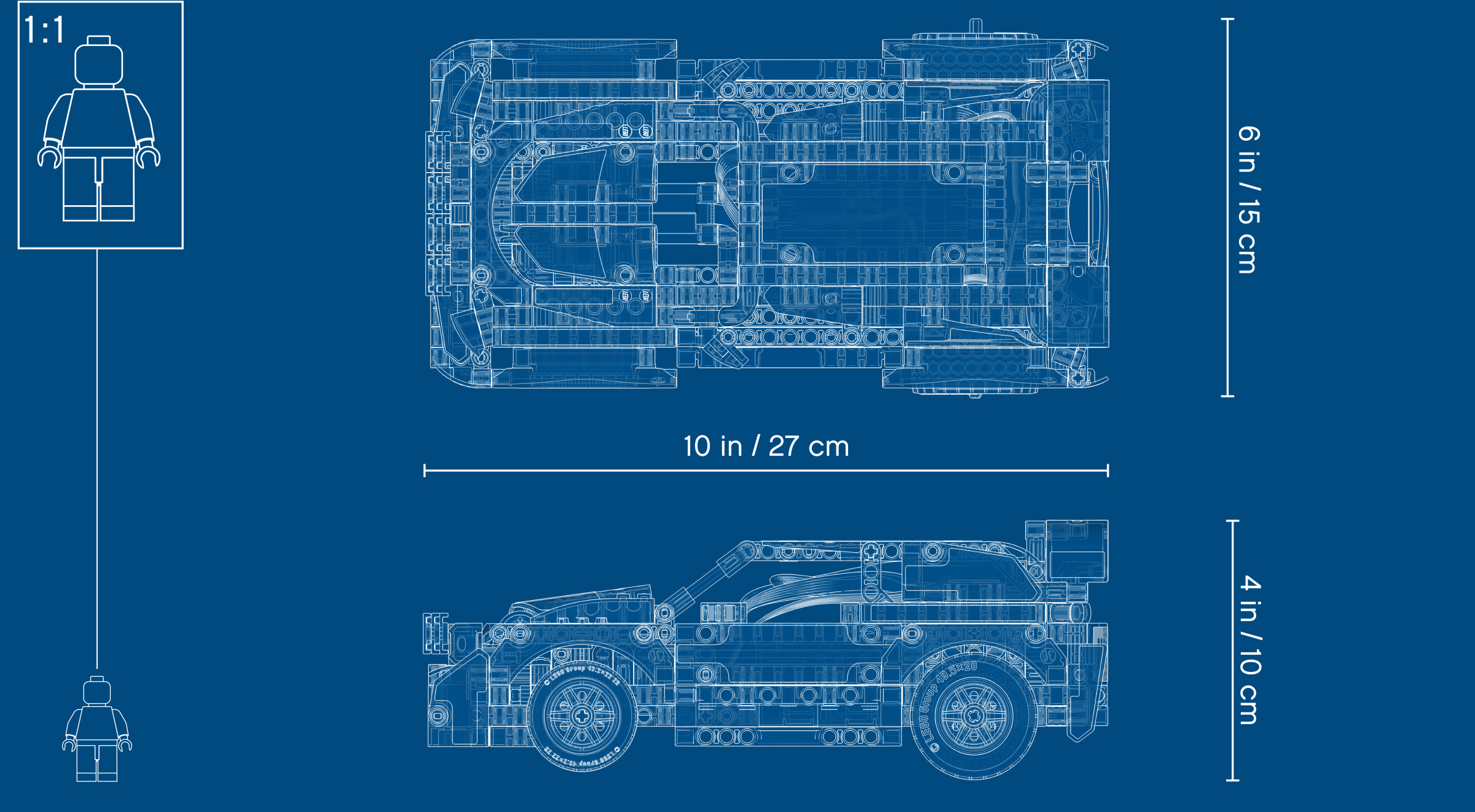 LEGO 42109 - ���� �������� ���������� Top Gear 