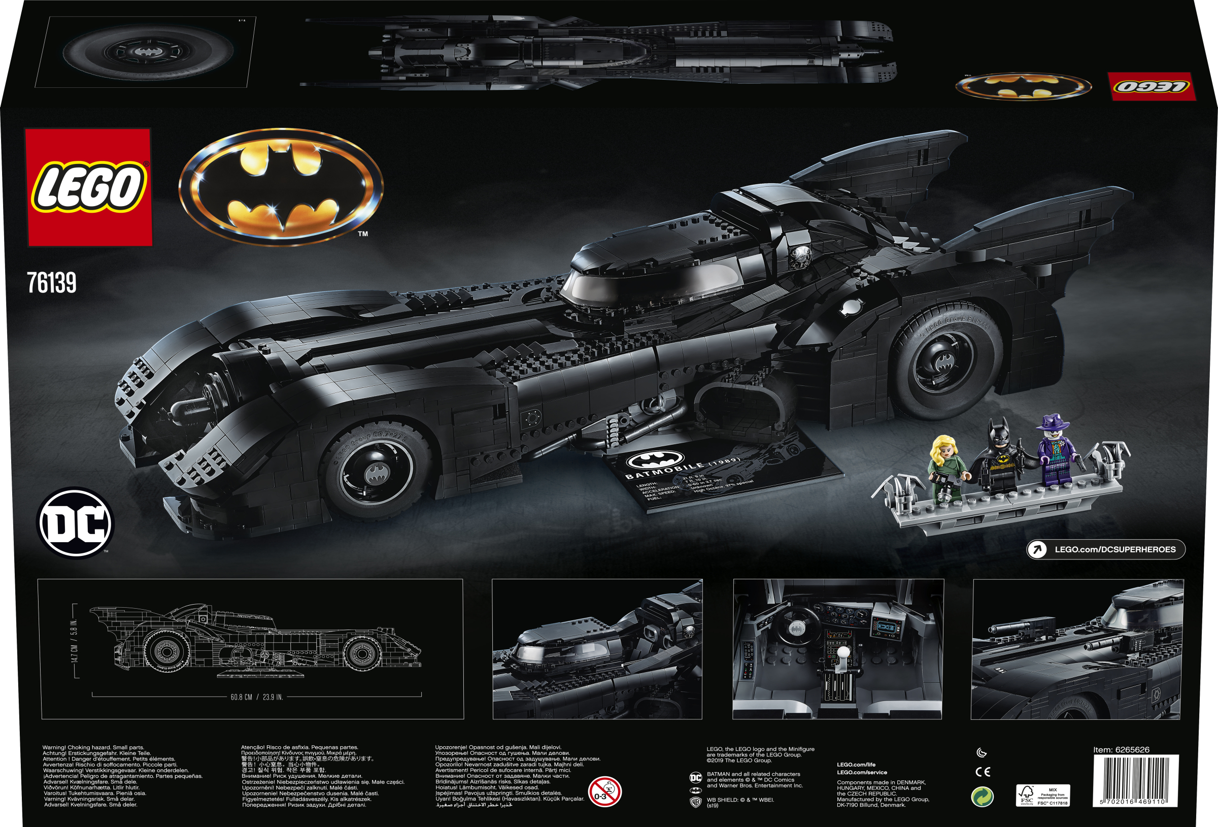 ����������� LEGO DC Super Heroes 76139 1989 Batmobile
