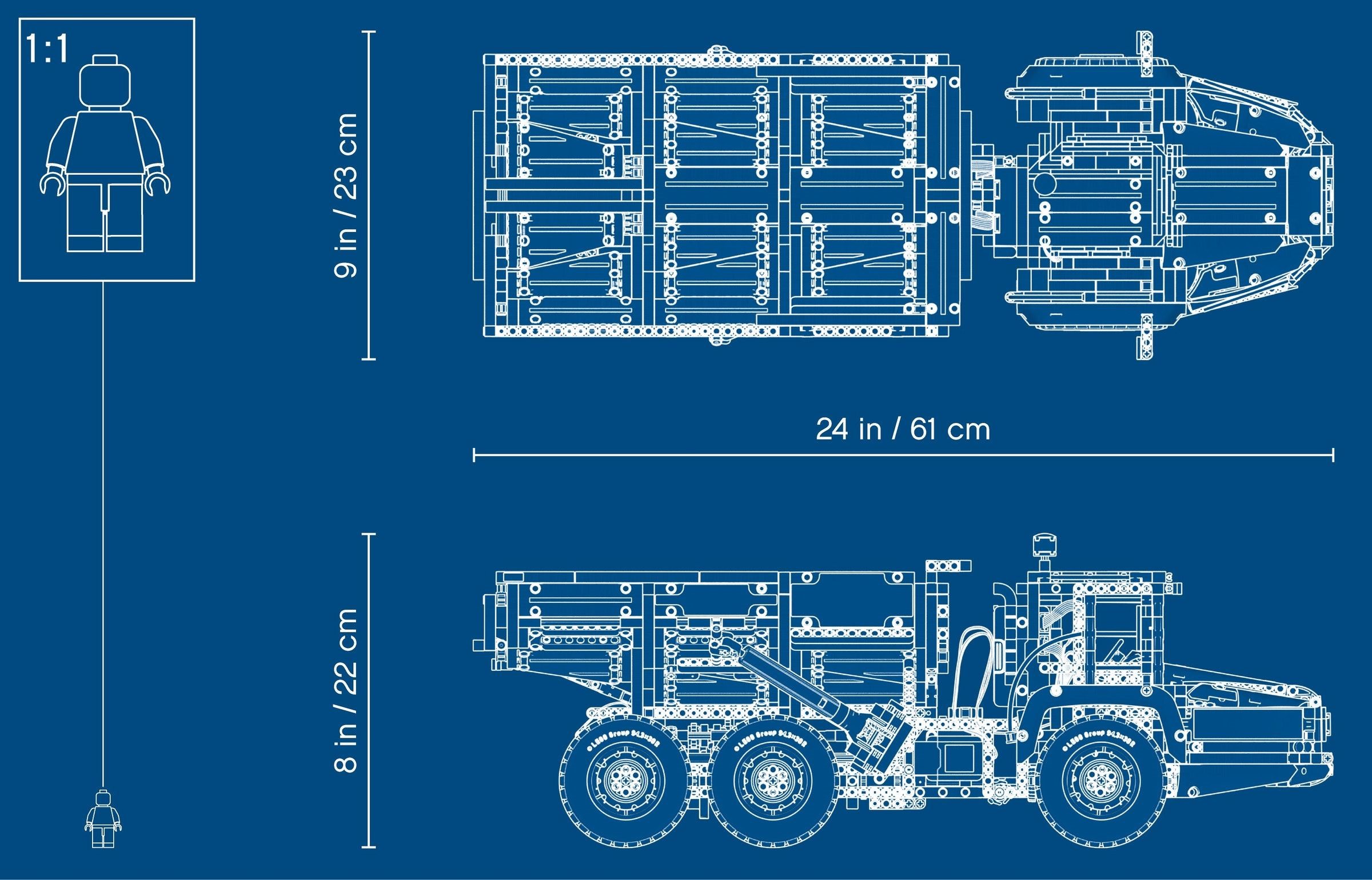 ����������� LEGO 42114 - ���� Technic �������� Volvo 6*6