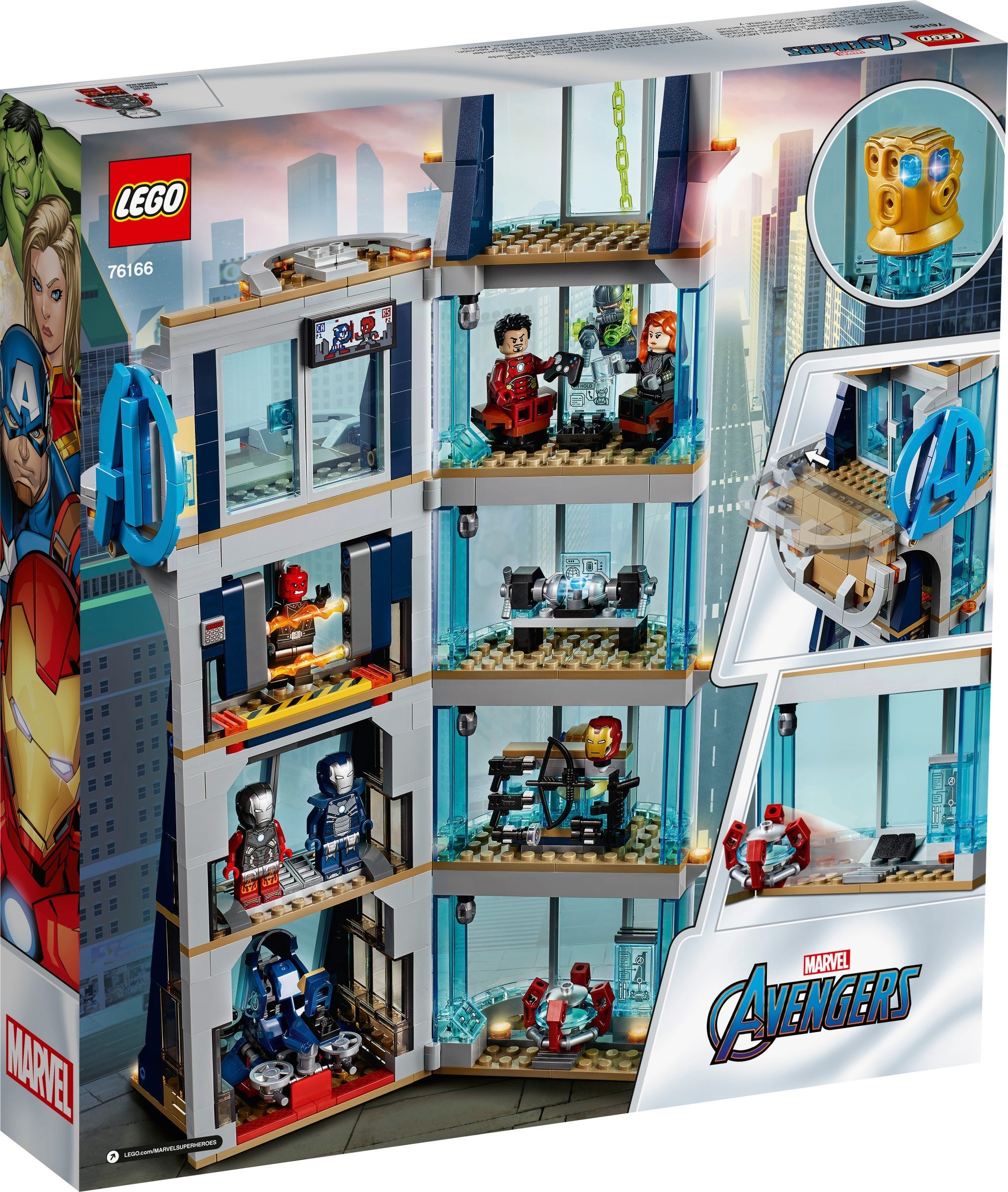 LEGO 76166 - ���� Super Heroes ����� �� ����� ���������